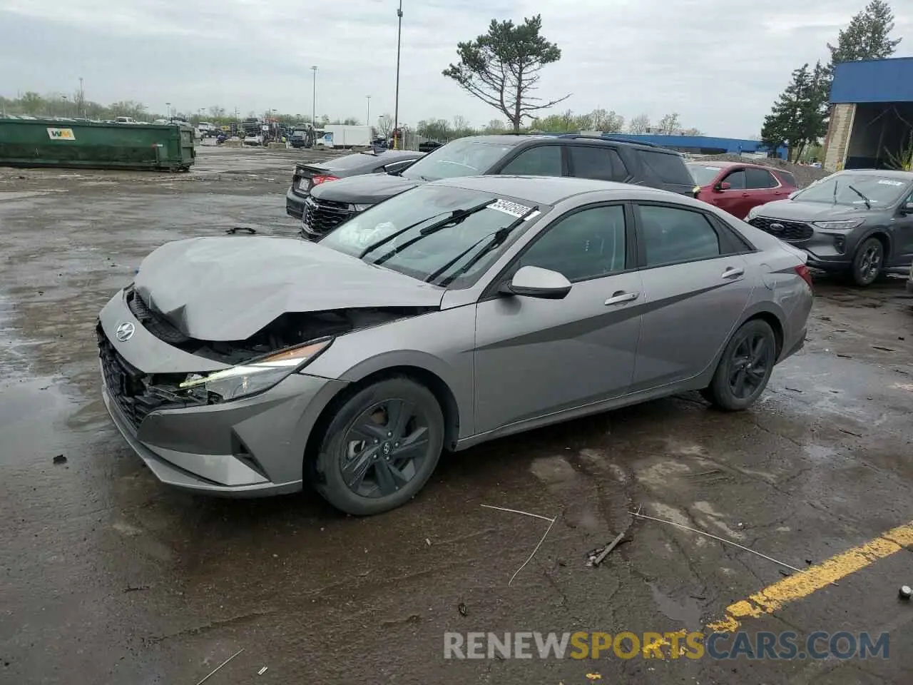 1 Photograph of a damaged car KMHLM4AG9PU414722 HYUNDAI ELANTRA 2023