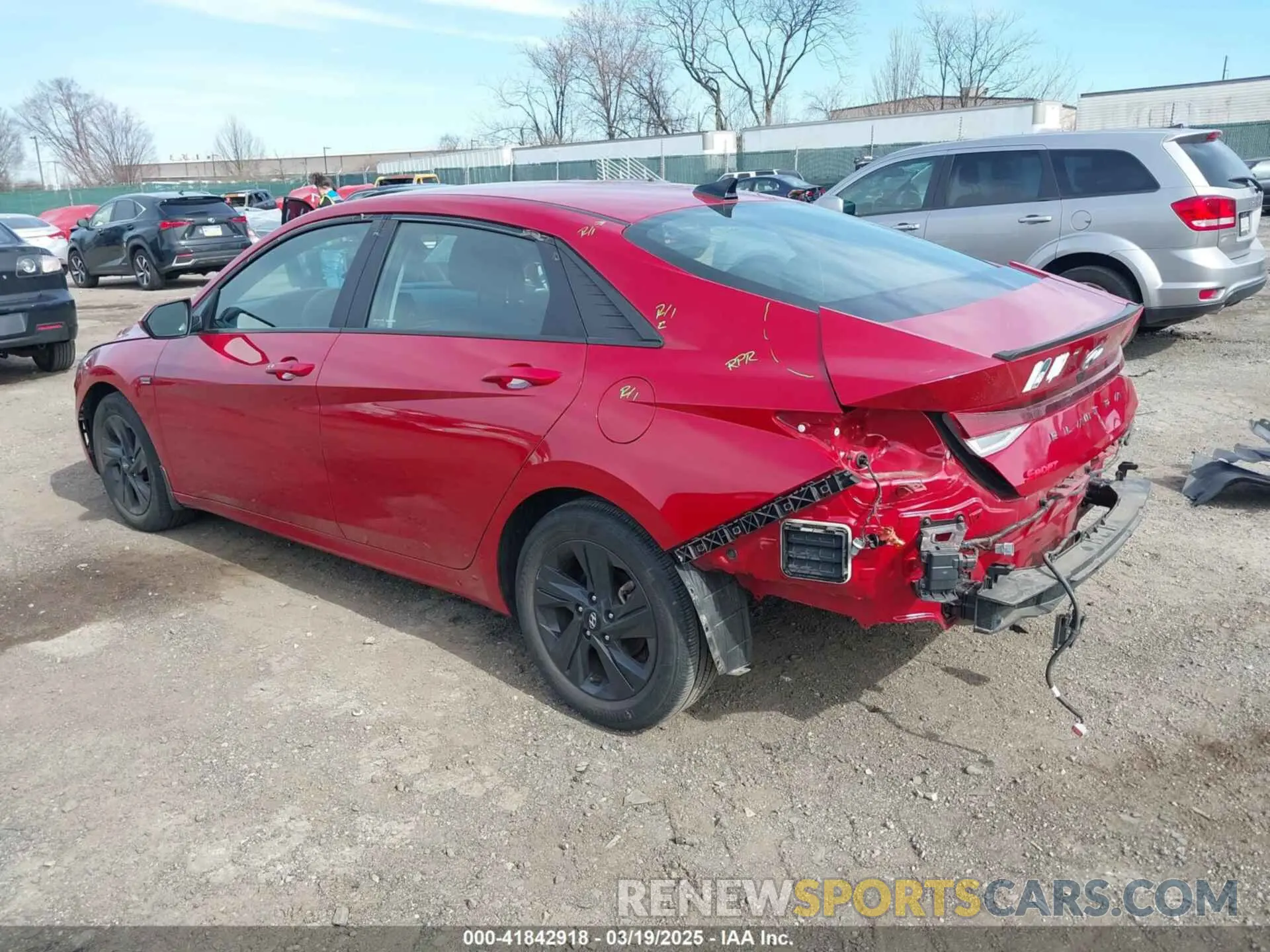 3 Photograph of a damaged car KMHLM4AG9PU432587 HYUNDAI ELANTRA 2023