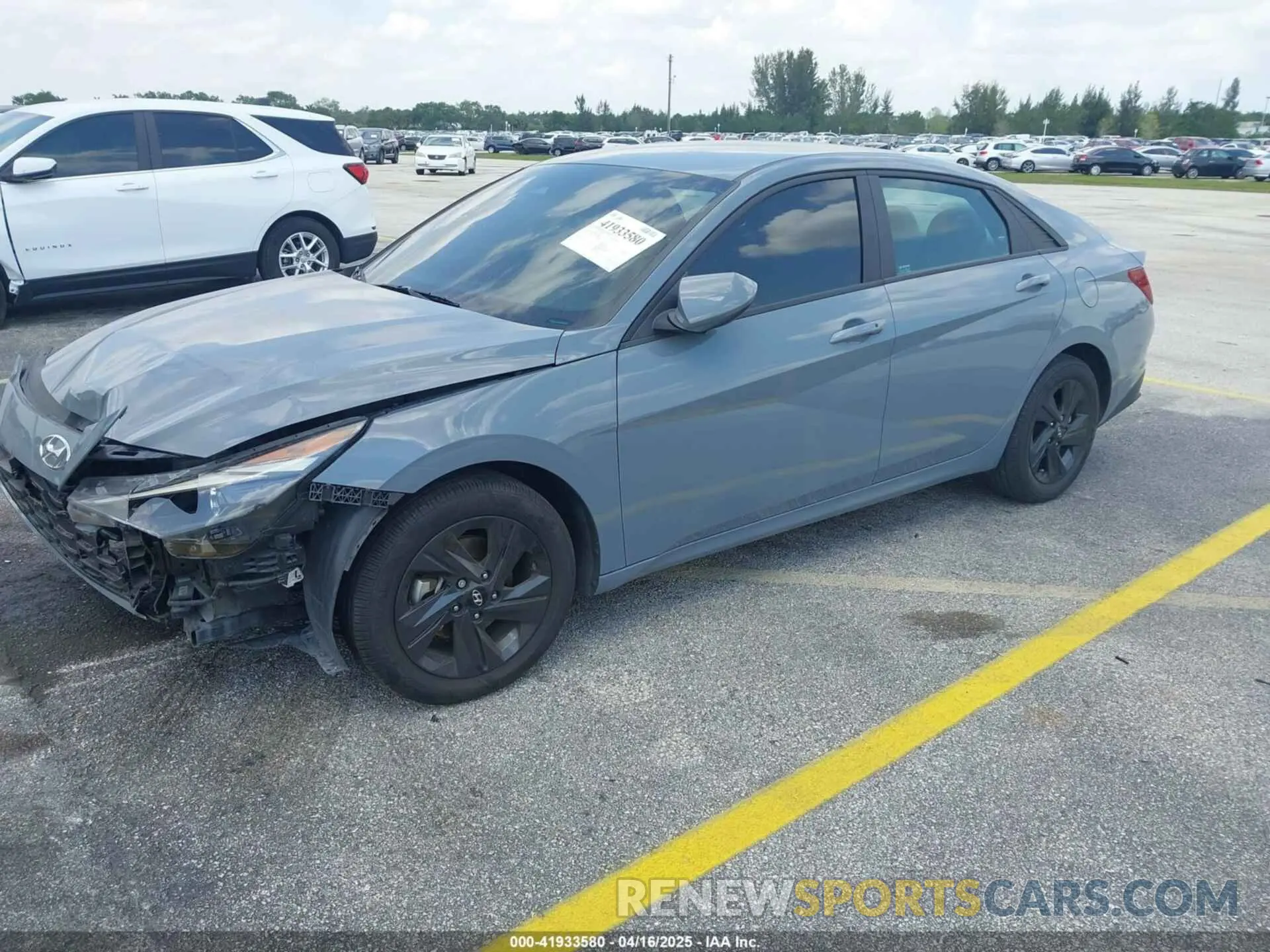 2 Photograph of a damaged car KMHLM4AG9PU444013 HYUNDAI ELANTRA 2023