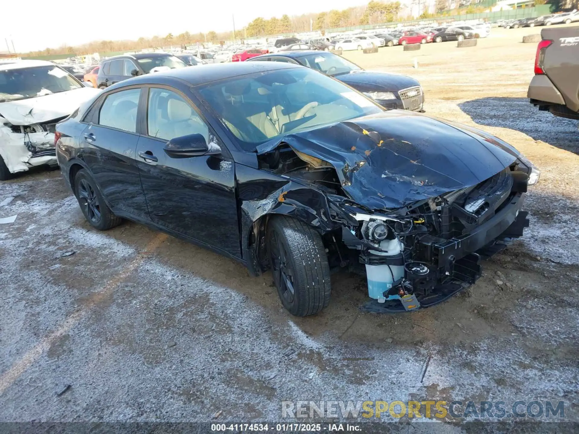 1 Photograph of a damaged car KMHLM4AG9PU519986 HYUNDAI ELANTRA 2023