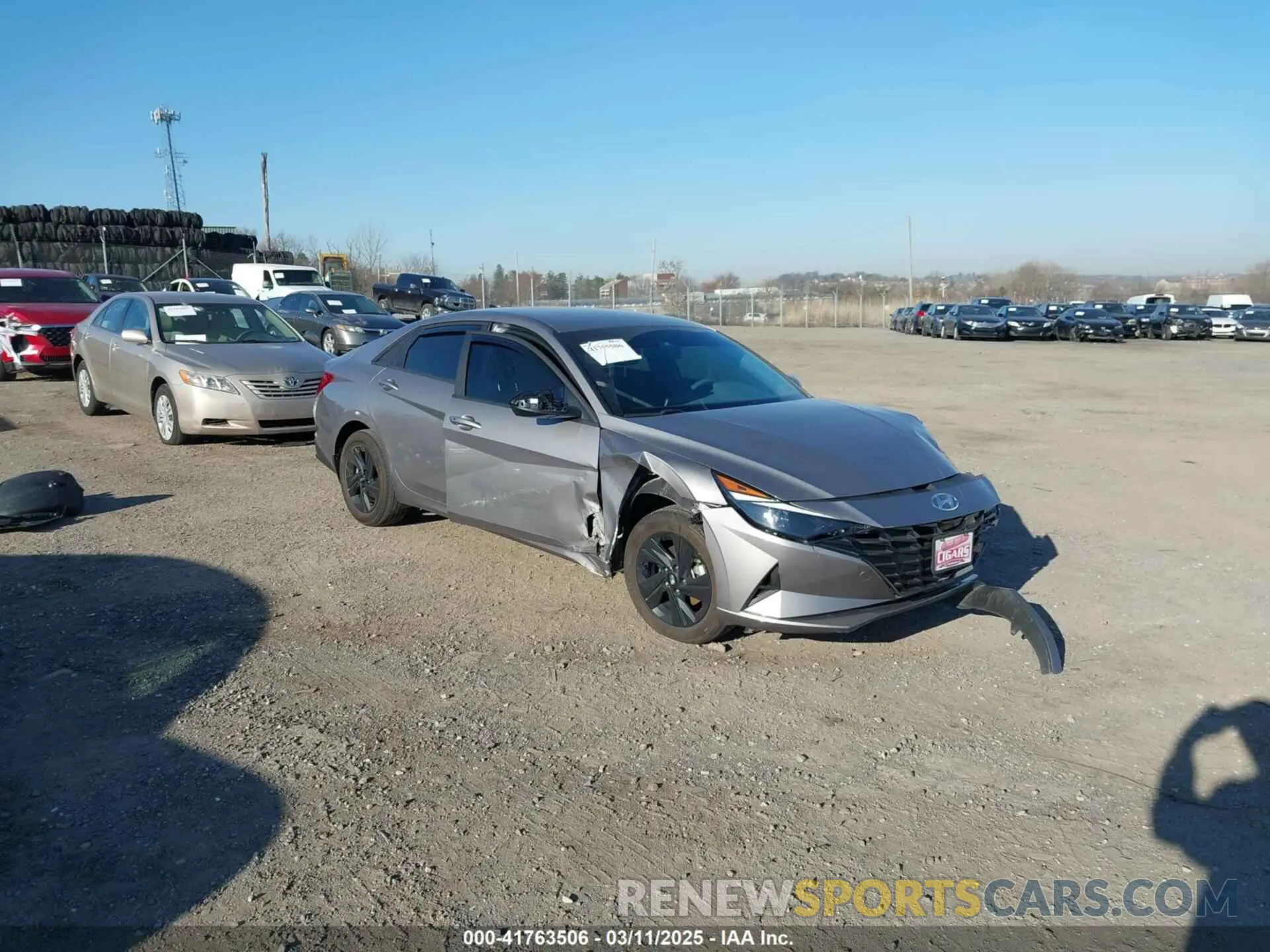 1 Photograph of a damaged car KMHLM4AG9PU566192 HYUNDAI ELANTRA 2023