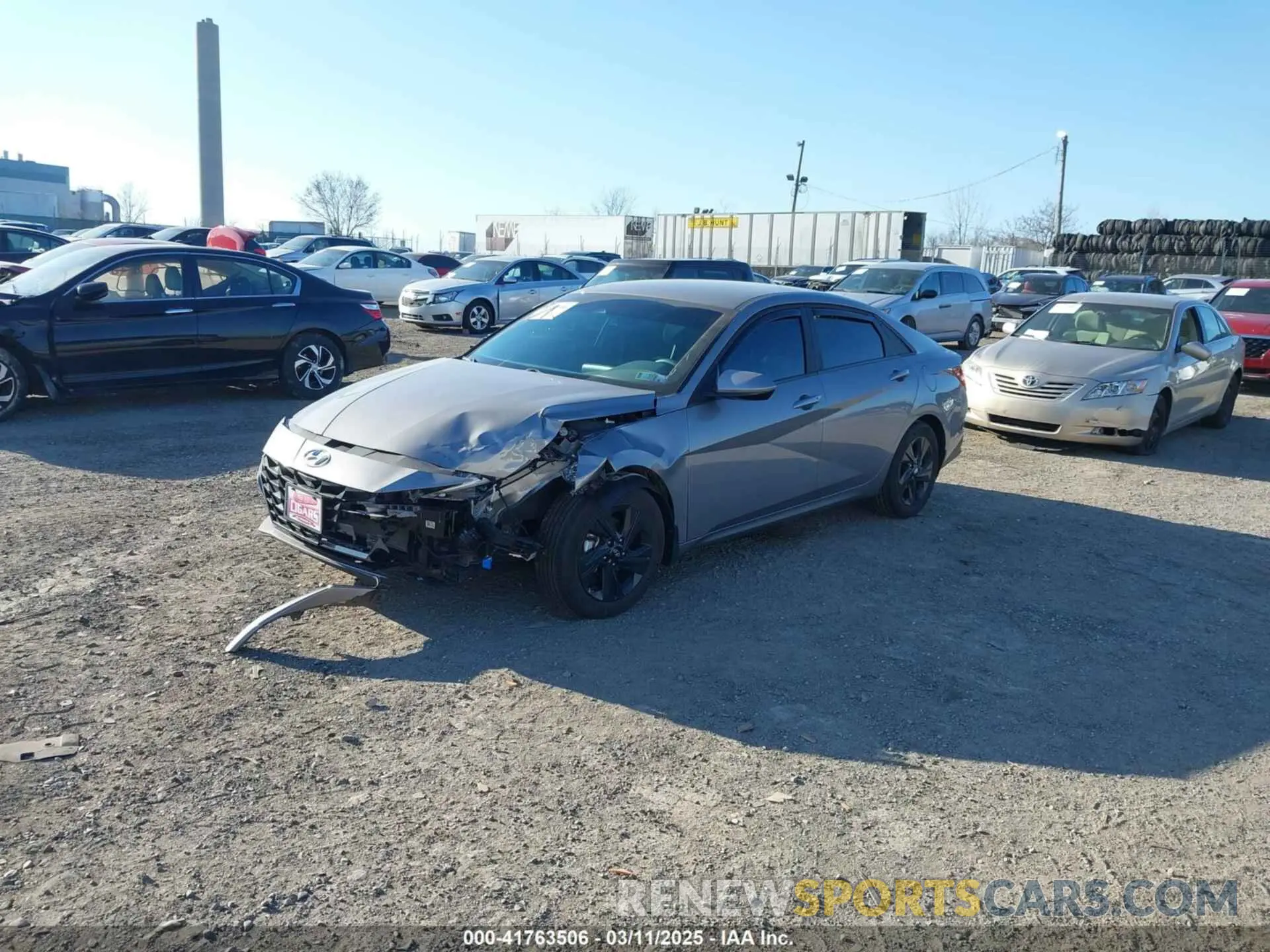 2 Photograph of a damaged car KMHLM4AG9PU566192 HYUNDAI ELANTRA 2023