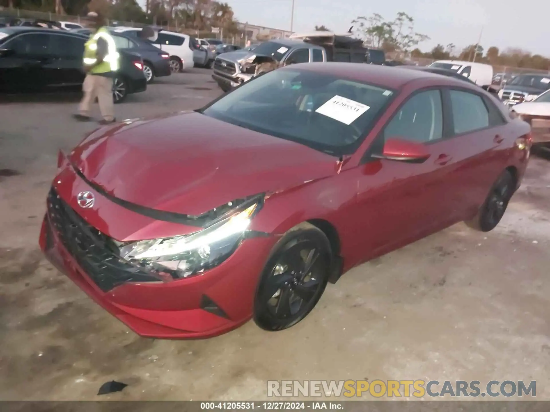2 Photograph of a damaged car KMHLM4AG9PU575684 HYUNDAI ELANTRA 2023