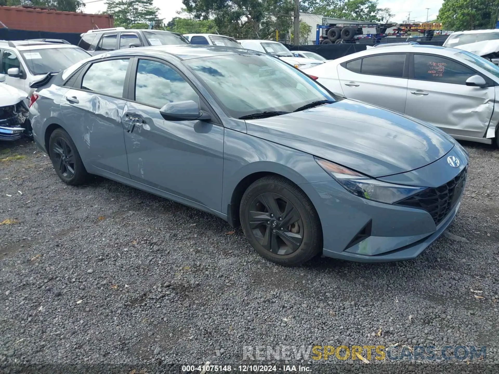 1 Photograph of a damaged car KMHLM4AGXPU372643 HYUNDAI ELANTRA 2023