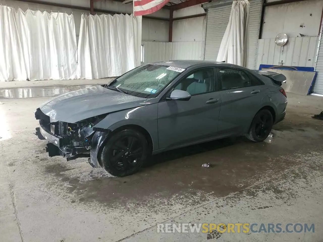 1 Photograph of a damaged car KMHLM4AGXPU375252 HYUNDAI ELANTRA 2023