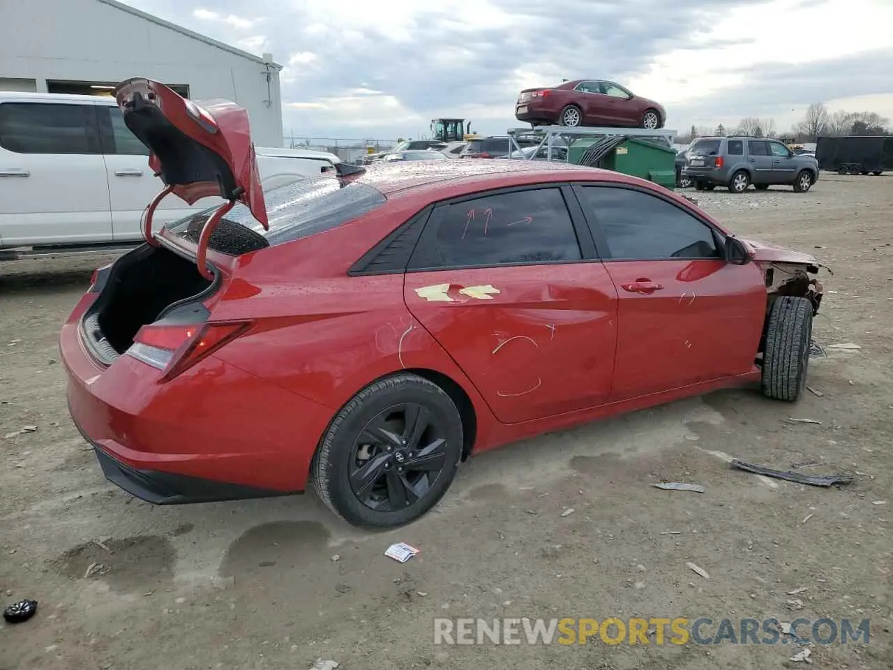 3 Photograph of a damaged car KMHLM4AGXPU414969 HYUNDAI ELANTRA 2023