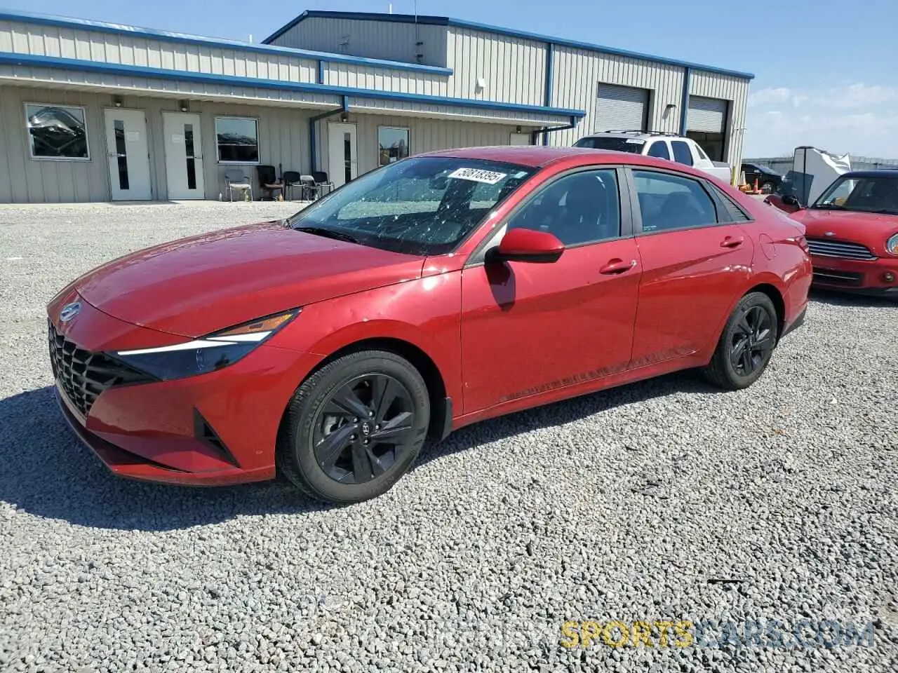 1 Photograph of a damaged car KMHLM4AGXPU434350 HYUNDAI ELANTRA 2023