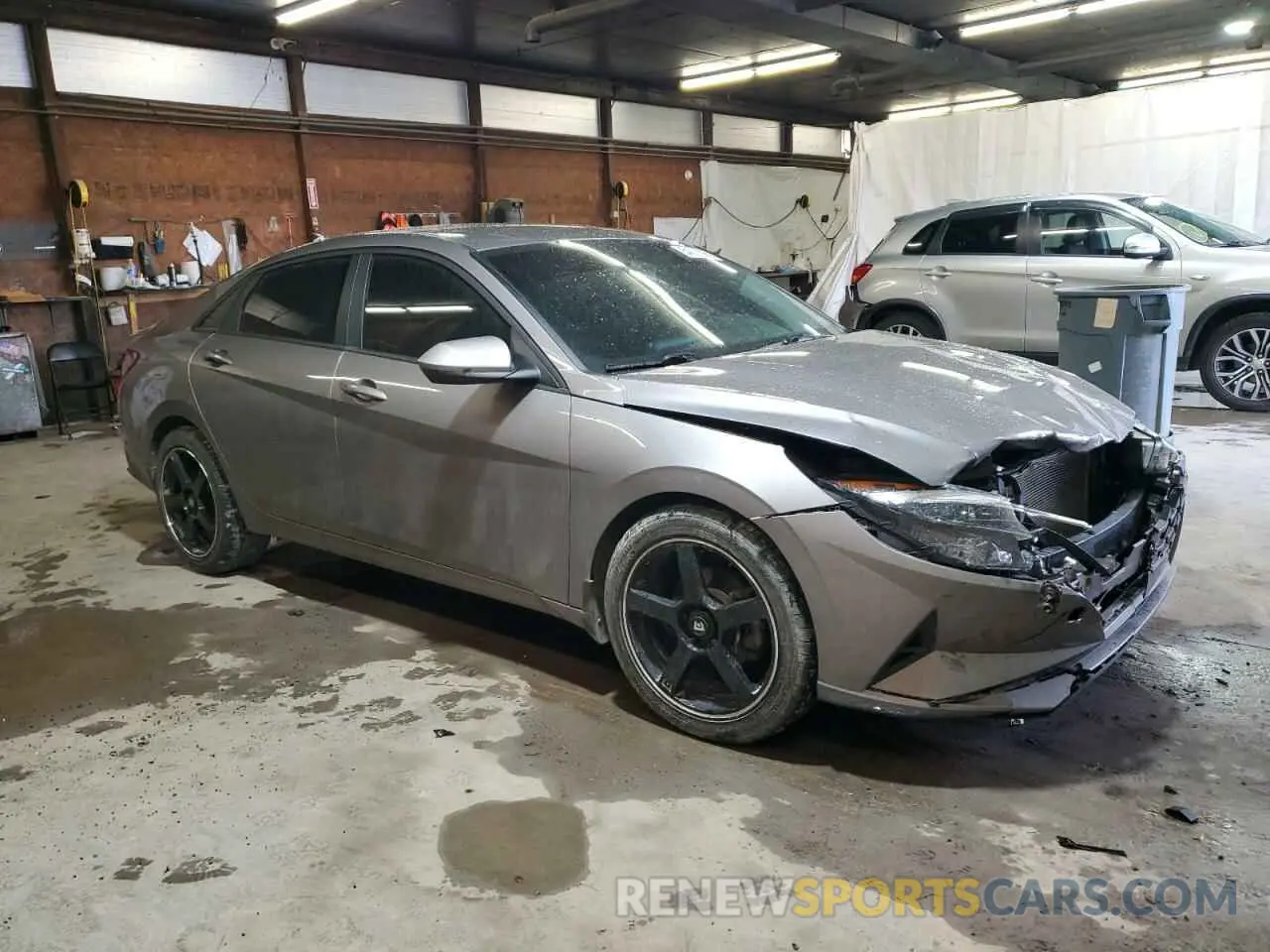 4 Photograph of a damaged car KMHLM4AGXPU490711 HYUNDAI ELANTRA 2023