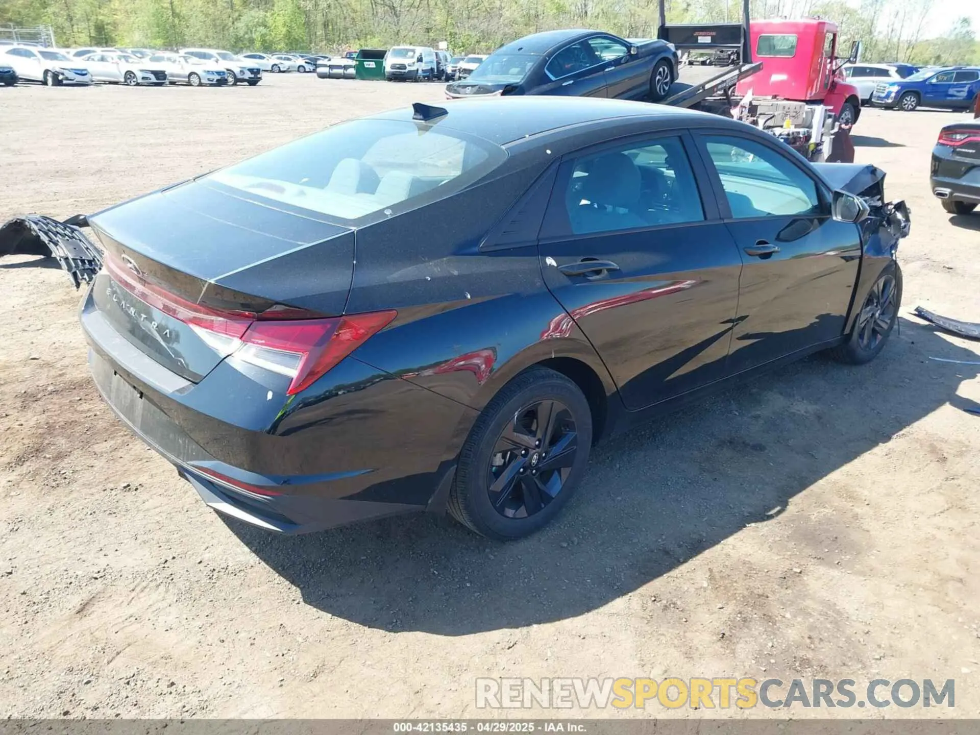 4 Photograph of a damaged car KMHLM4AGXPU511413 HYUNDAI ELANTRA 2023