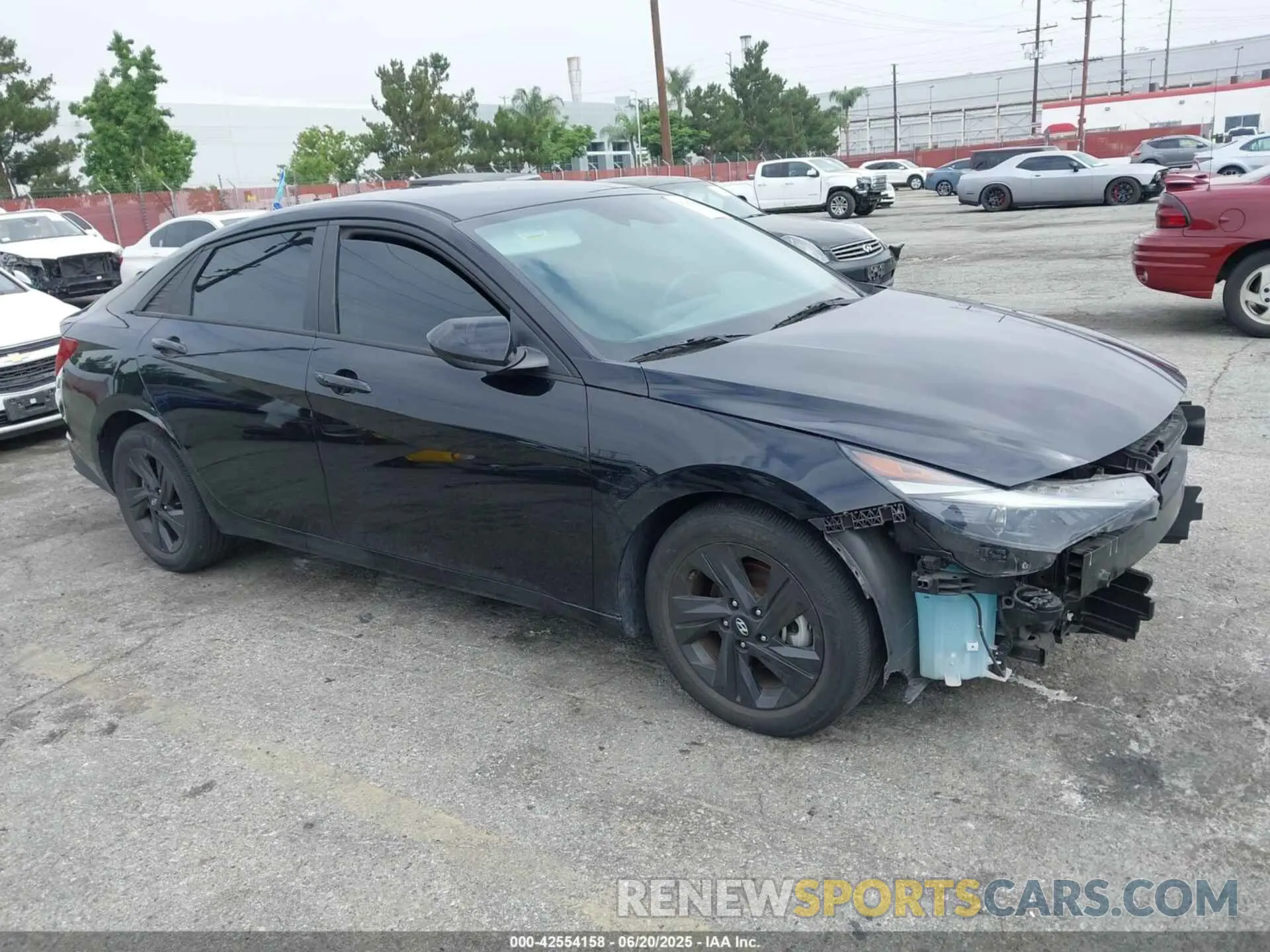 1 Photograph of a damaged car KMHLM4AGXPU526350 HYUNDAI ELANTRA 2023