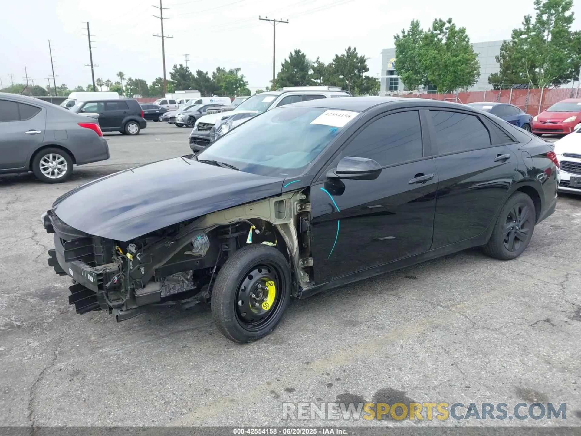 2 Photograph of a damaged car KMHLM4AGXPU526350 HYUNDAI ELANTRA 2023