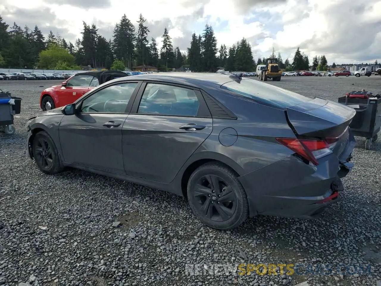 2 Photograph of a damaged car KMHLM4AGXPU580019 HYUNDAI ELANTRA 2023