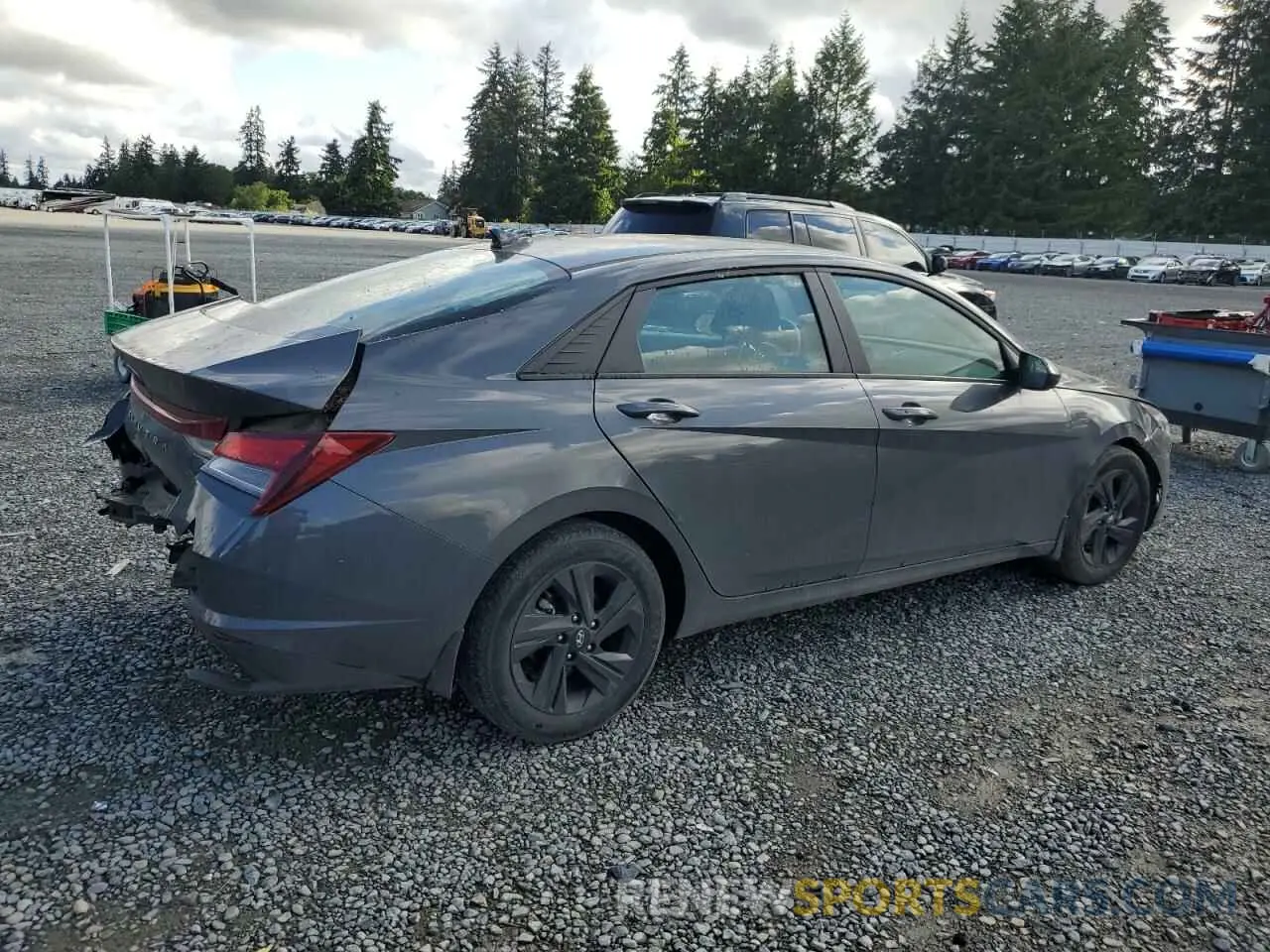 3 Photograph of a damaged car KMHLM4AGXPU580019 HYUNDAI ELANTRA 2023
