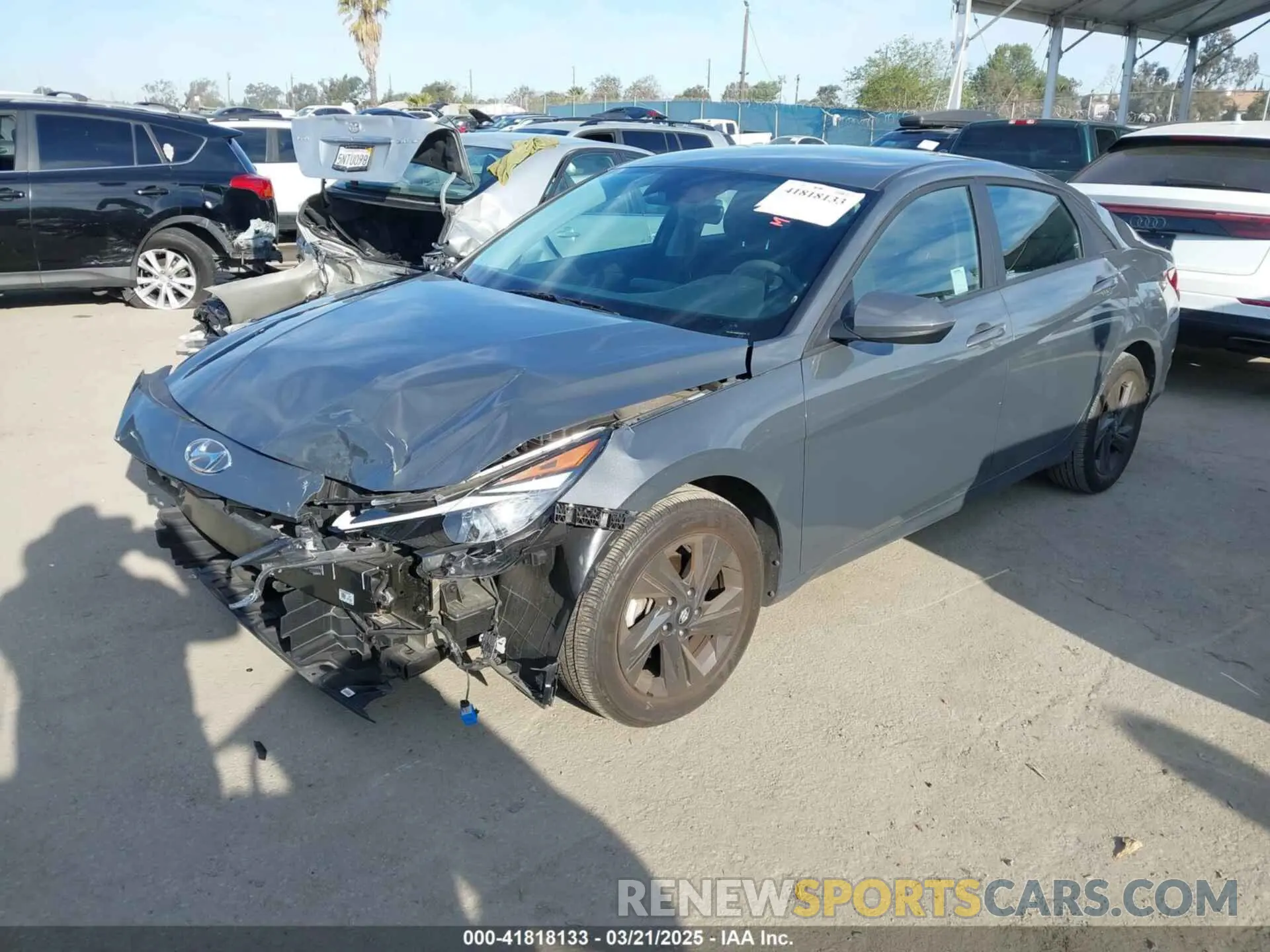2 Photograph of a damaged car KMHLM4AGXPU595183 HYUNDAI ELANTRA 2023