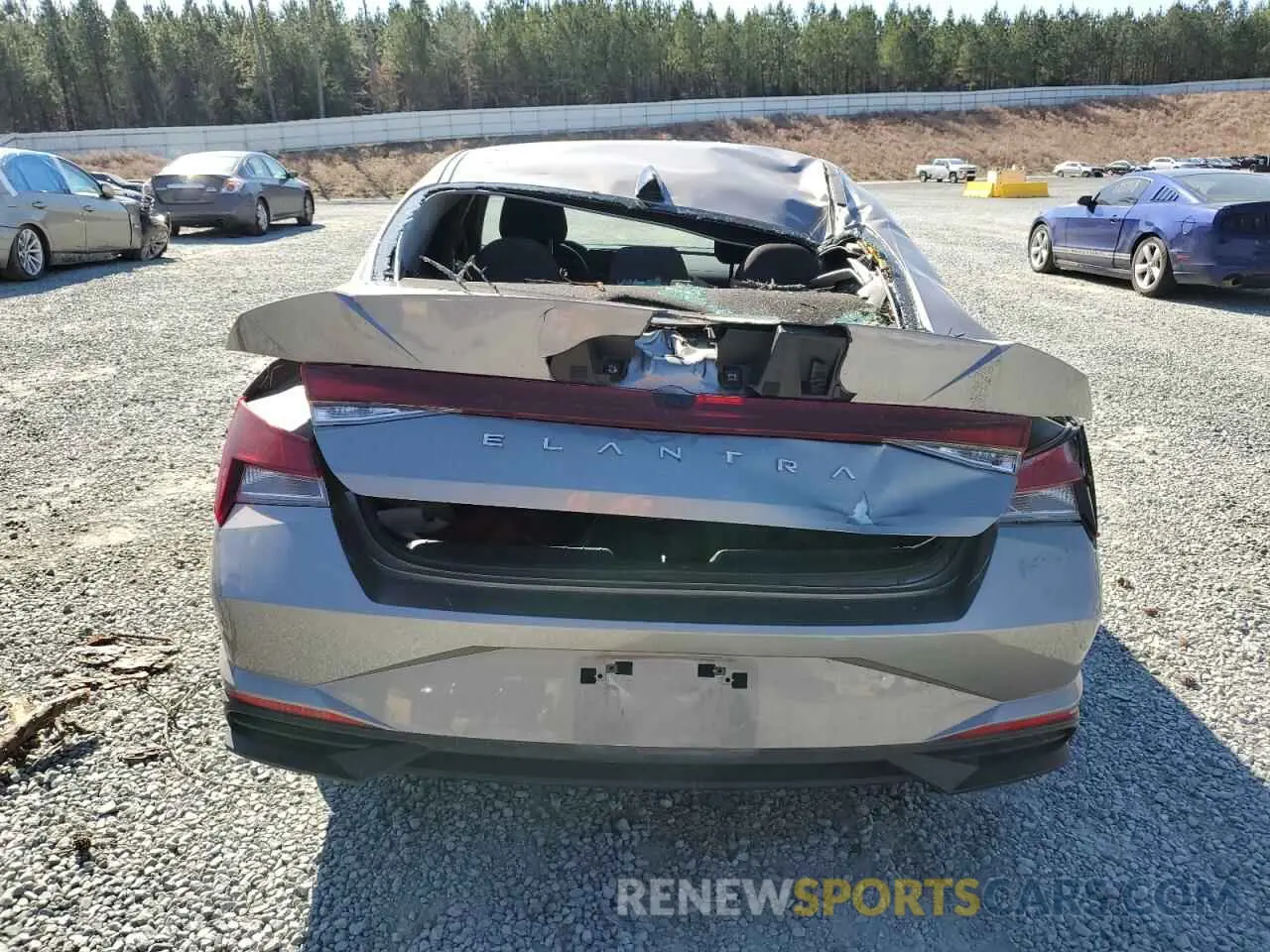 6 Photograph of a damaged car KMHLM4AGXPU623287 HYUNDAI ELANTRA 2023
