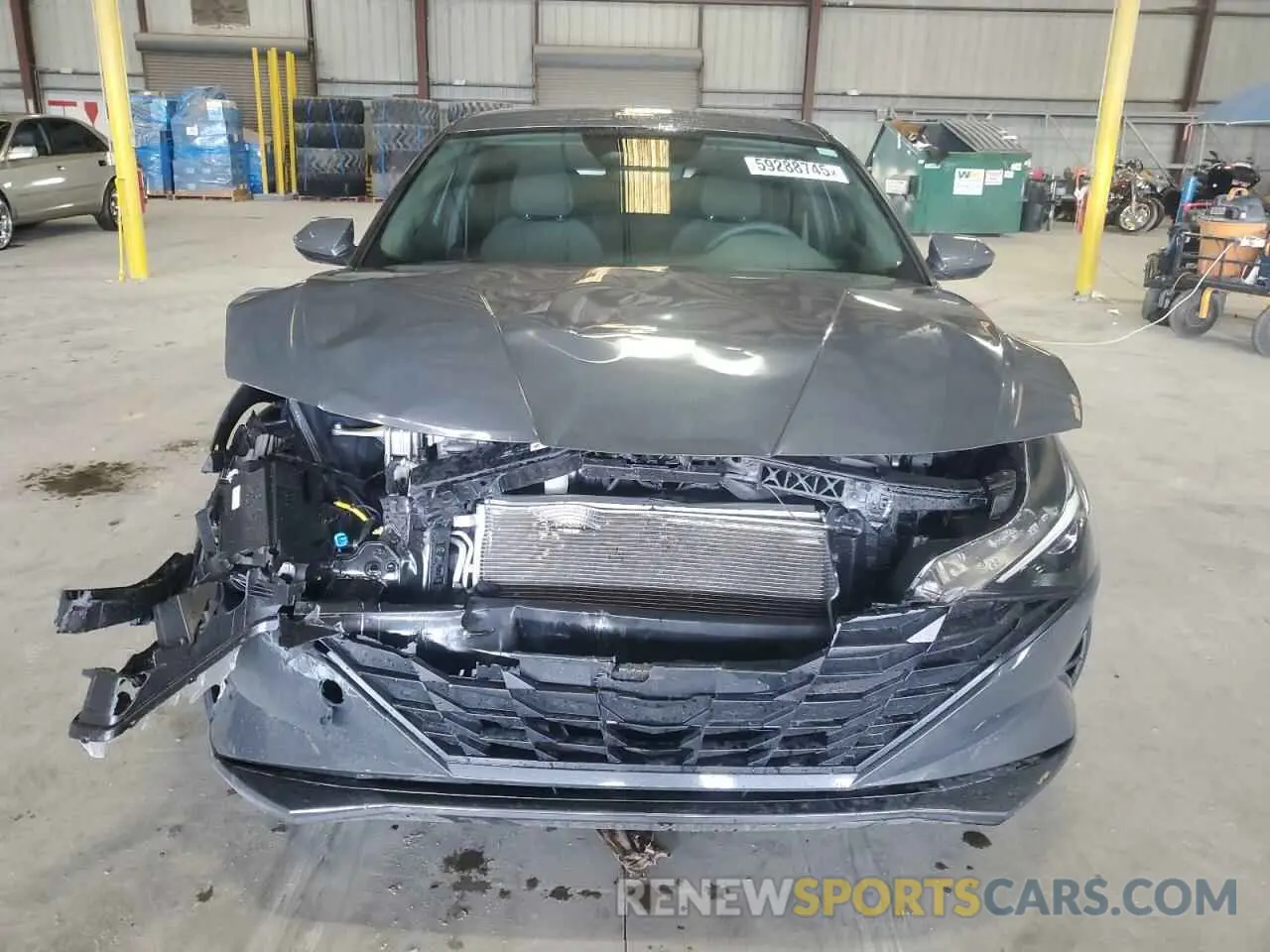 5 Photograph of a damaged car KMHLM4AGXPU625640 HYUNDAI ELANTRA 2023