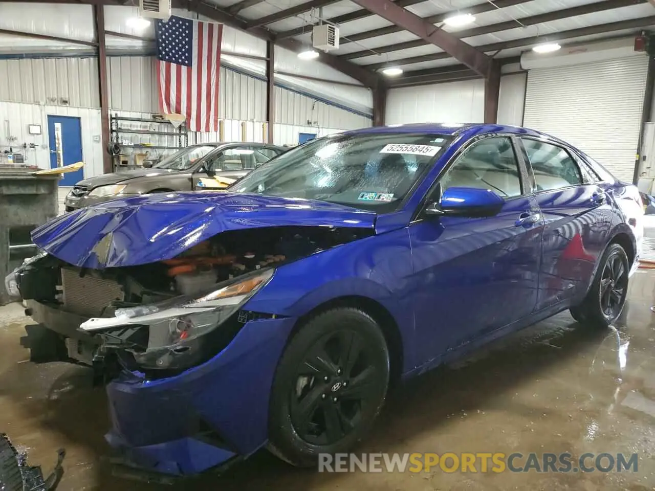 1 Photograph of a damaged car KMHLM4AJ0PU051321 HYUNDAI ELANTRA 2023