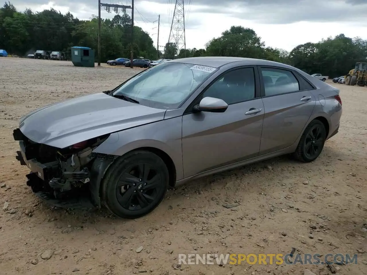 1 Photograph of a damaged car KMHLM4AJ1PU042885 HYUNDAI ELANTRA 2023