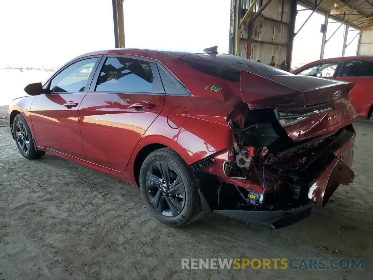 2 Photograph of a damaged car KMHLM4AJ1PU079113 HYUNDAI ELANTRA 2023