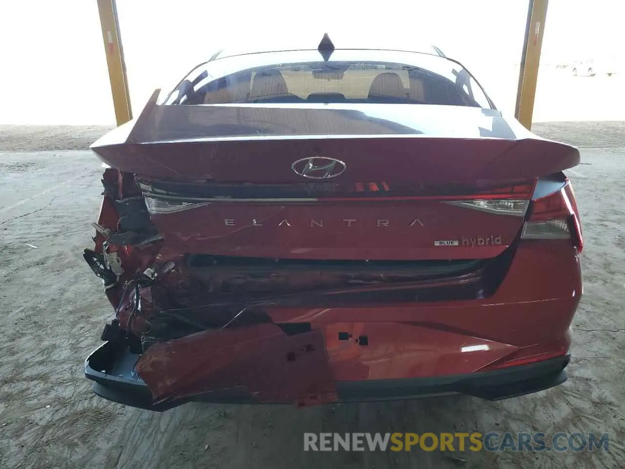 6 Photograph of a damaged car KMHLM4AJ1PU079113 HYUNDAI ELANTRA 2023