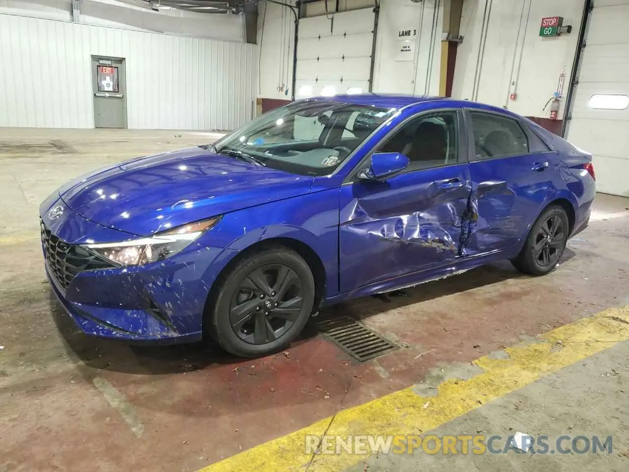 1 Photograph of a damaged car KMHLM4AJ2PU034231 HYUNDAI ELANTRA 2023