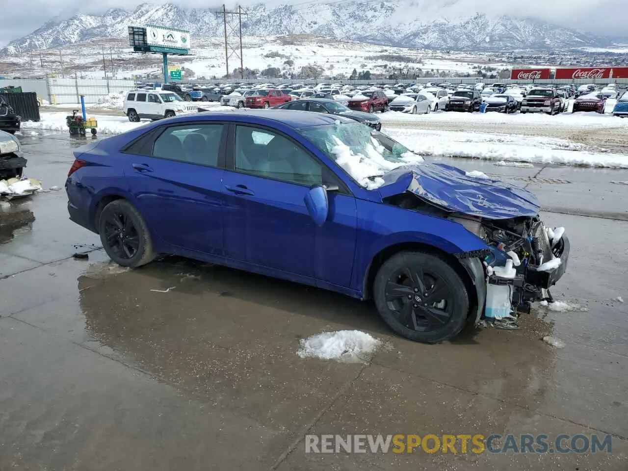 4 Photograph of a damaged car KMHLM4AJ3PU044685 HYUNDAI ELANTRA 2023