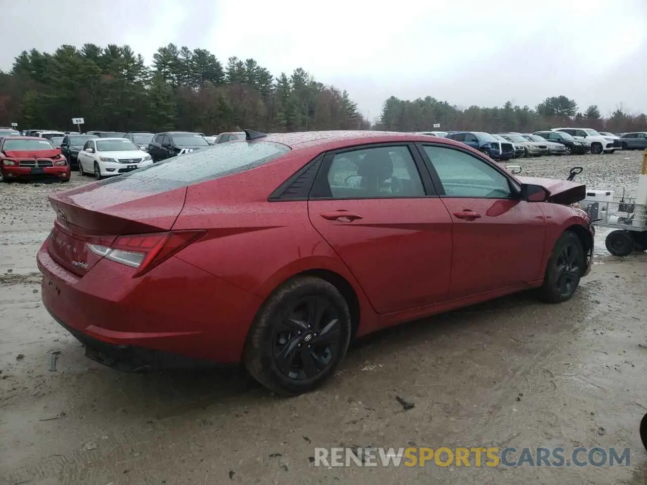 3 Photograph of a damaged car KMHLM4AJ3PU075452 HYUNDAI ELANTRA 2023