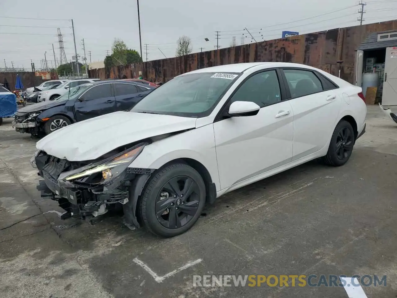 1 Photograph of a damaged car KMHLM4AJ3PU078240 HYUNDAI ELANTRA 2023