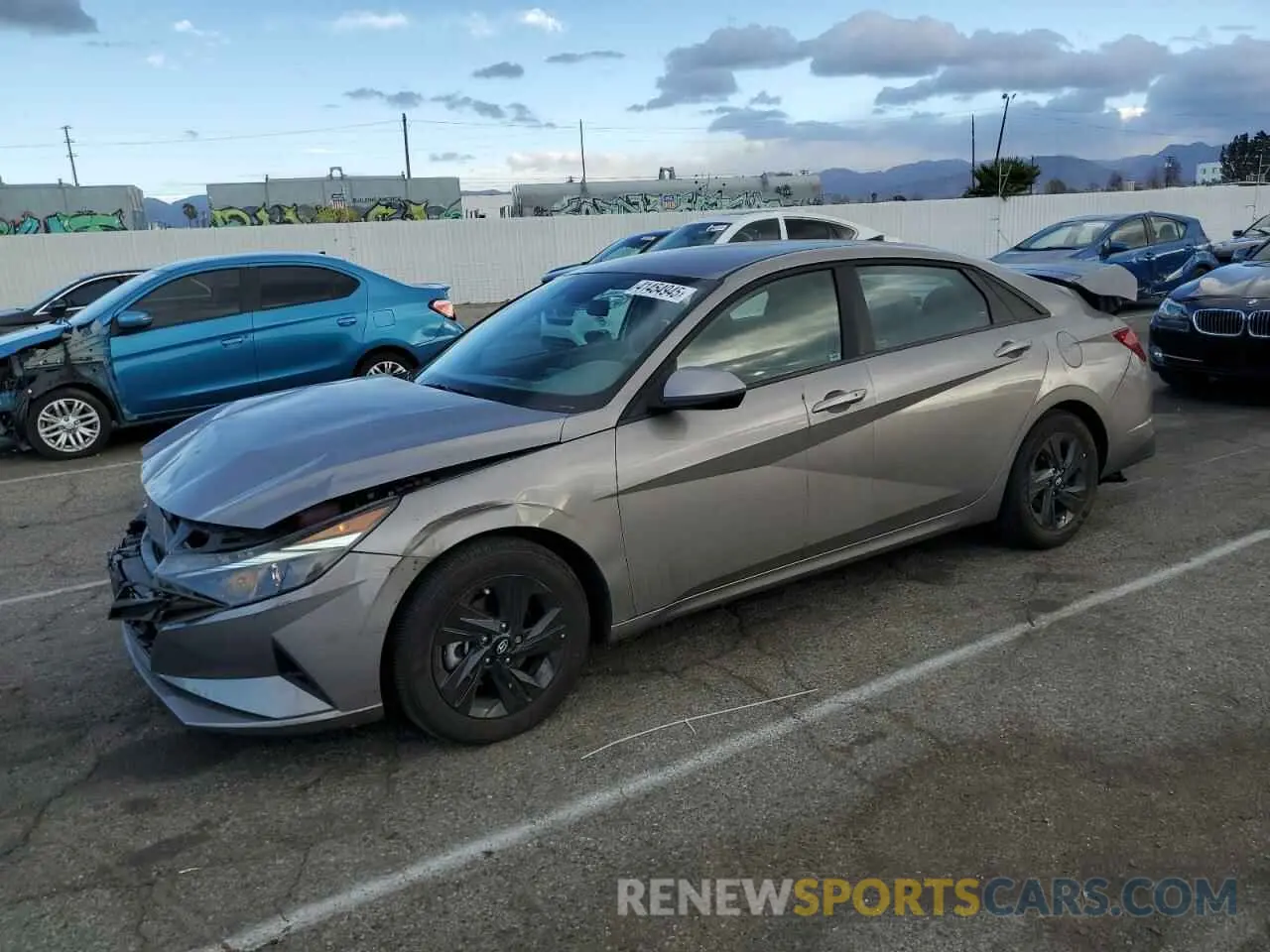 1 Photograph of a damaged car KMHLM4AJ4PU082183 HYUNDAI ELANTRA 2023