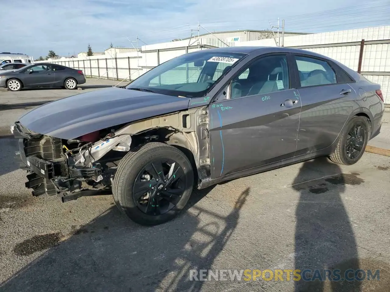 1 Photograph of a damaged car KMHLM4AJ5PU062122 HYUNDAI ELANTRA 2023