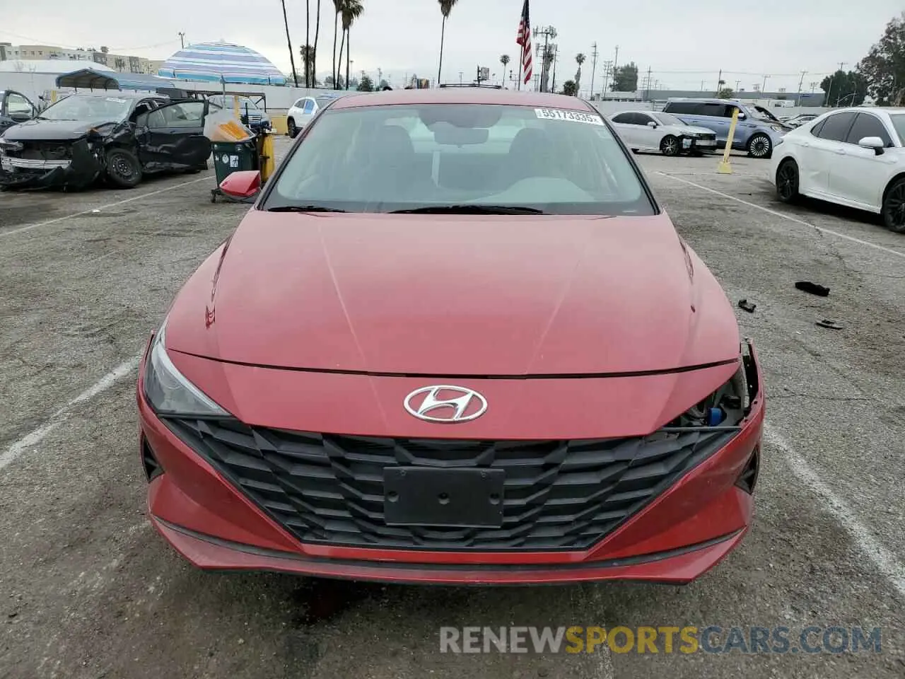 5 Photograph of a damaged car KMHLM4AJ6PU033650 HYUNDAI ELANTRA 2023