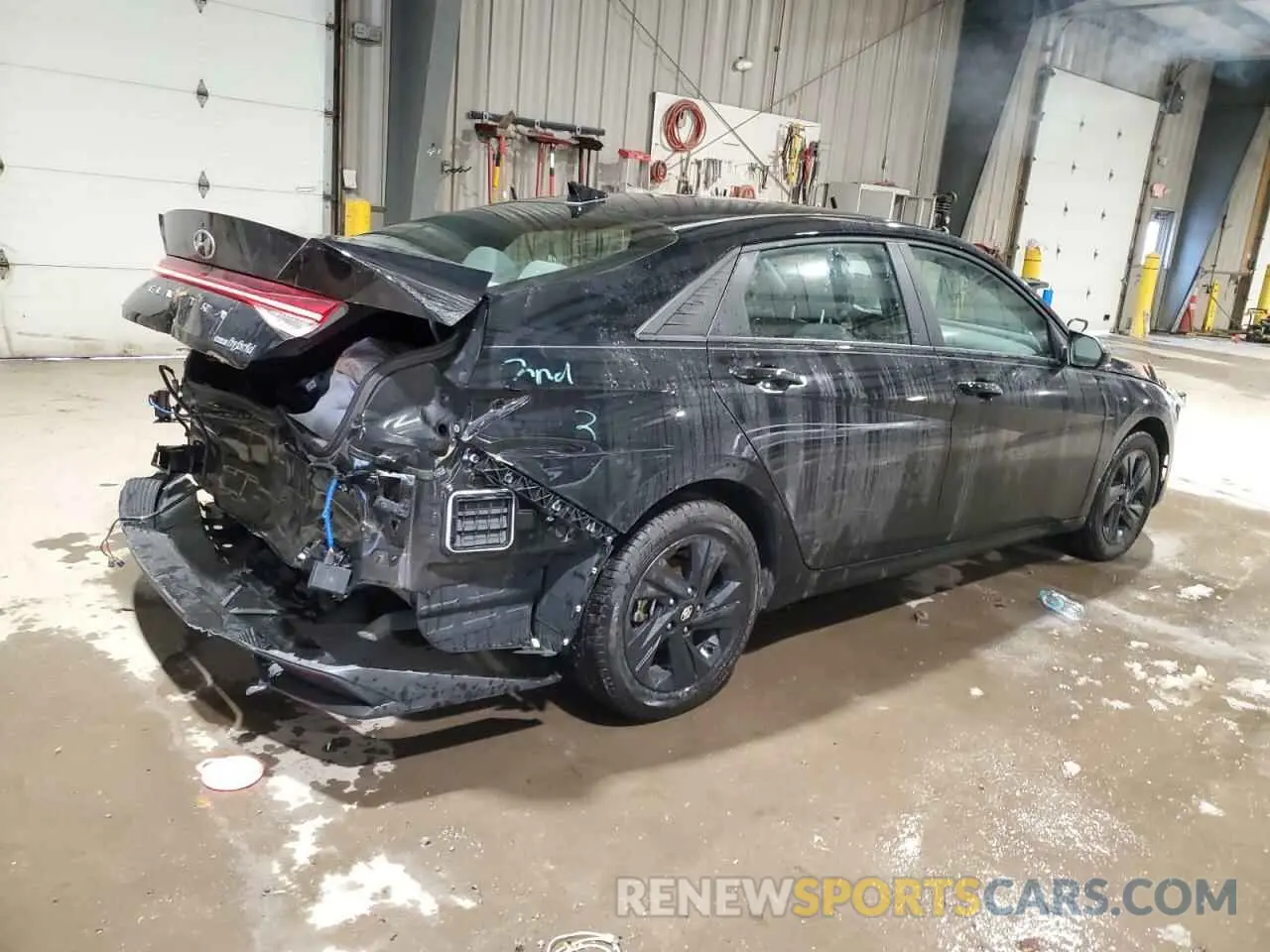 3 Photograph of a damaged car KMHLM4AJ6PU088132 HYUNDAI ELANTRA 2023