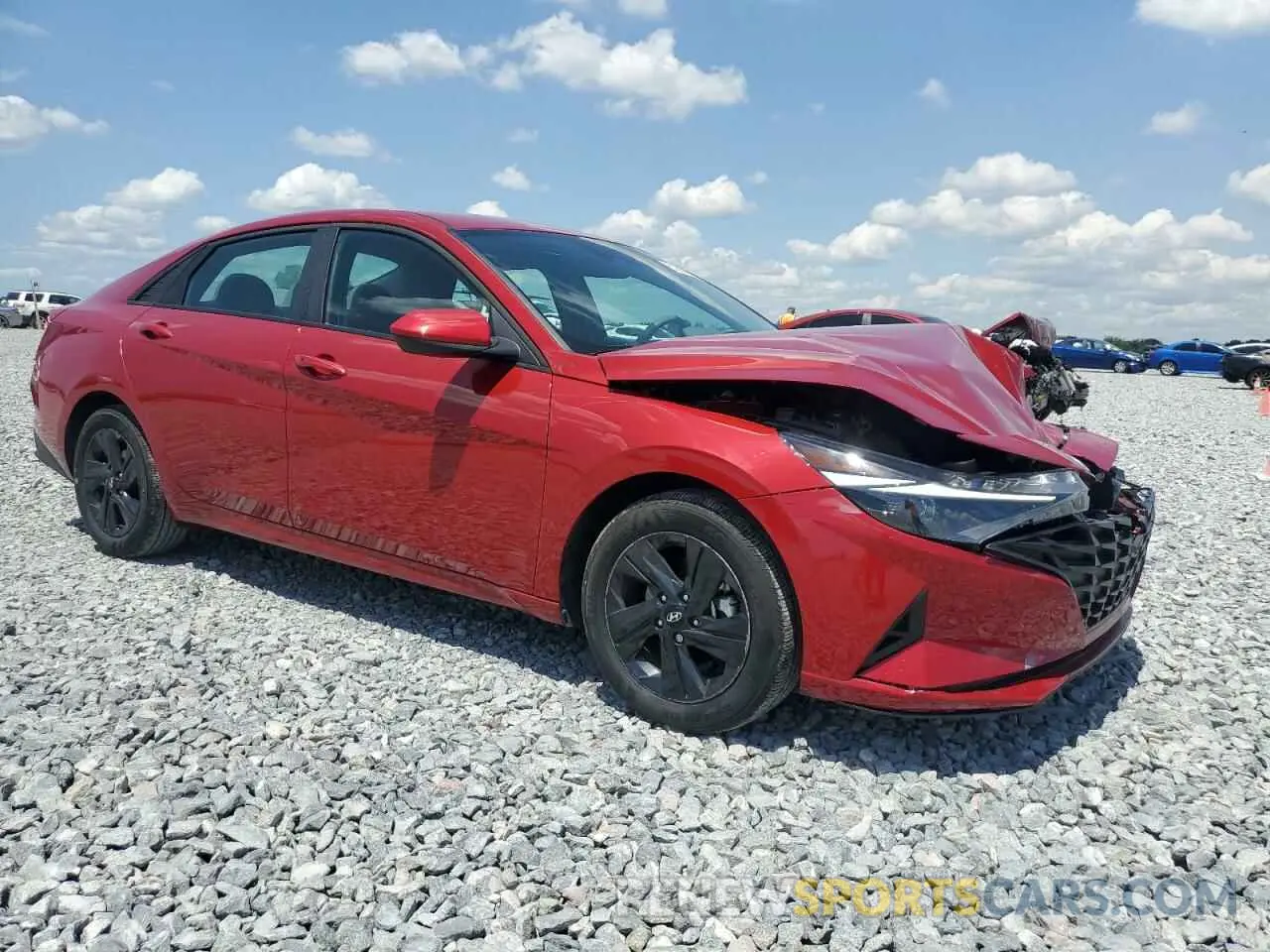 4 Photograph of a damaged car KMHLM4AJ7PU055009 HYUNDAI ELANTRA 2023