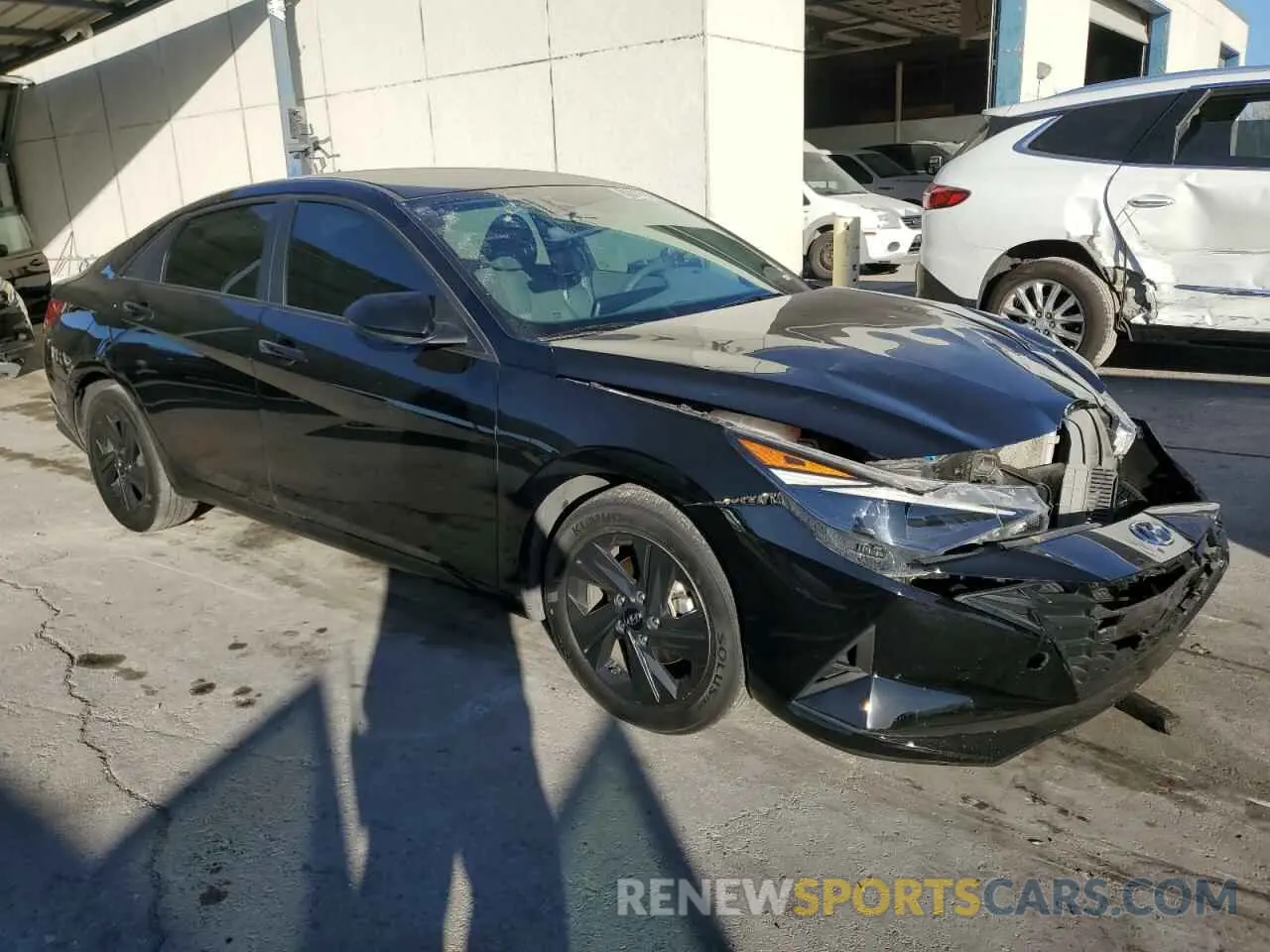 4 Photograph of a damaged car KMHLM4AJ8PU033603 HYUNDAI ELANTRA 2023