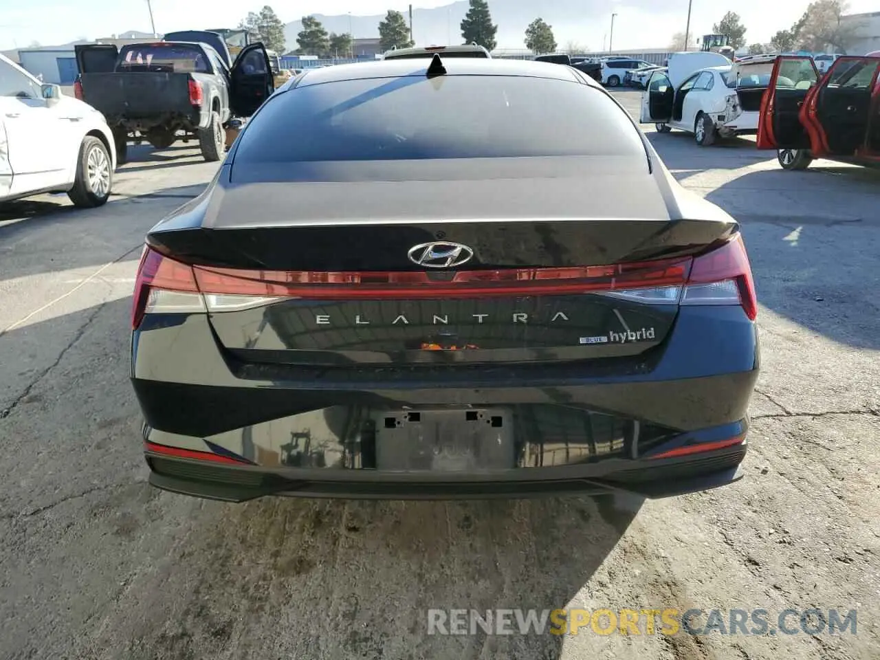6 Photograph of a damaged car KMHLM4AJ8PU033603 HYUNDAI ELANTRA 2023