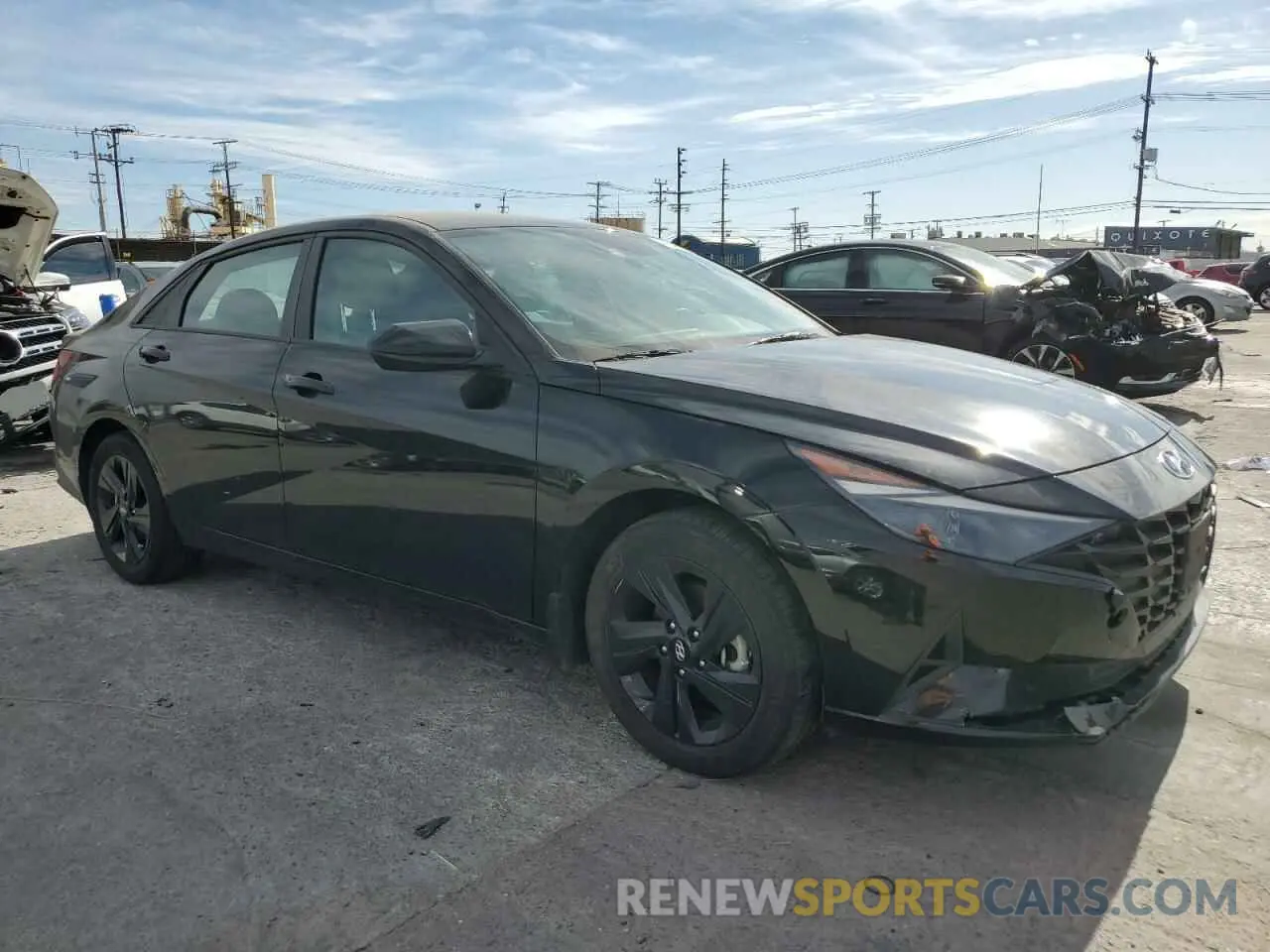 4 Photograph of a damaged car KMHLM4AJ9PU077612 HYUNDAI ELANTRA 2023