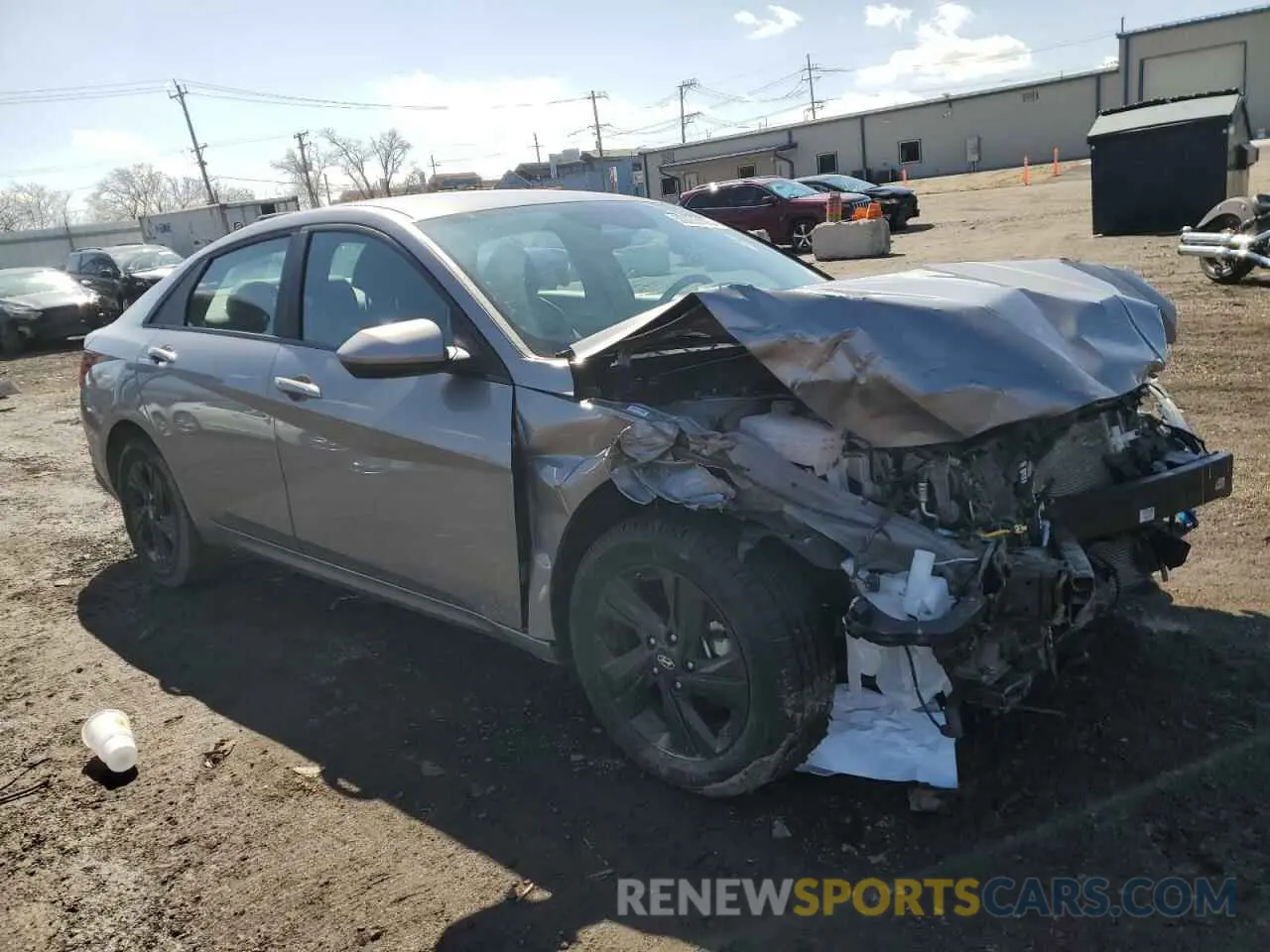 4 Photograph of a damaged car KMHLM4AJ9PU082843 HYUNDAI ELANTRA 2023