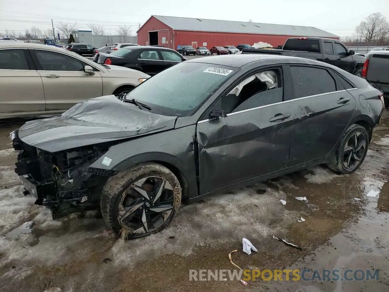 1 Photograph of a damaged car KMHLN4AG1PU409138 HYUNDAI ELANTRA 2023