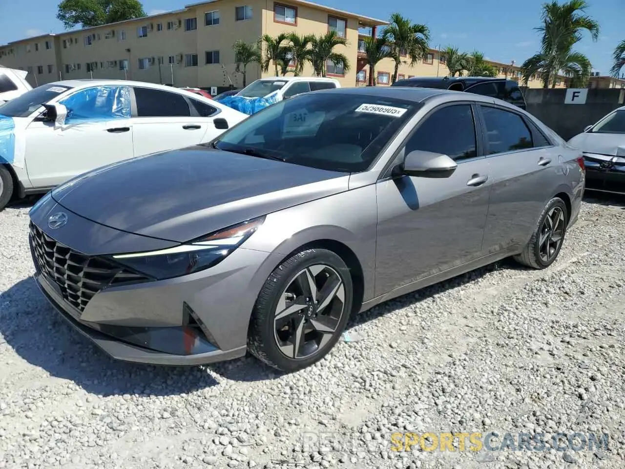 1 Photograph of a damaged car KMHLN4AJ0PU040722 HYUNDAI ELANTRA 2023