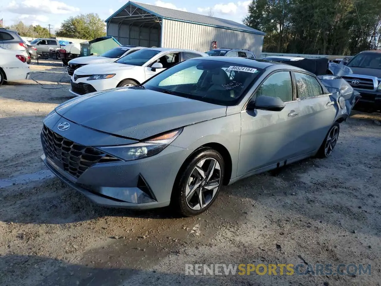 1 Photograph of a damaged car KMHLN4AJ1PU046853 HYUNDAI ELANTRA 2023
