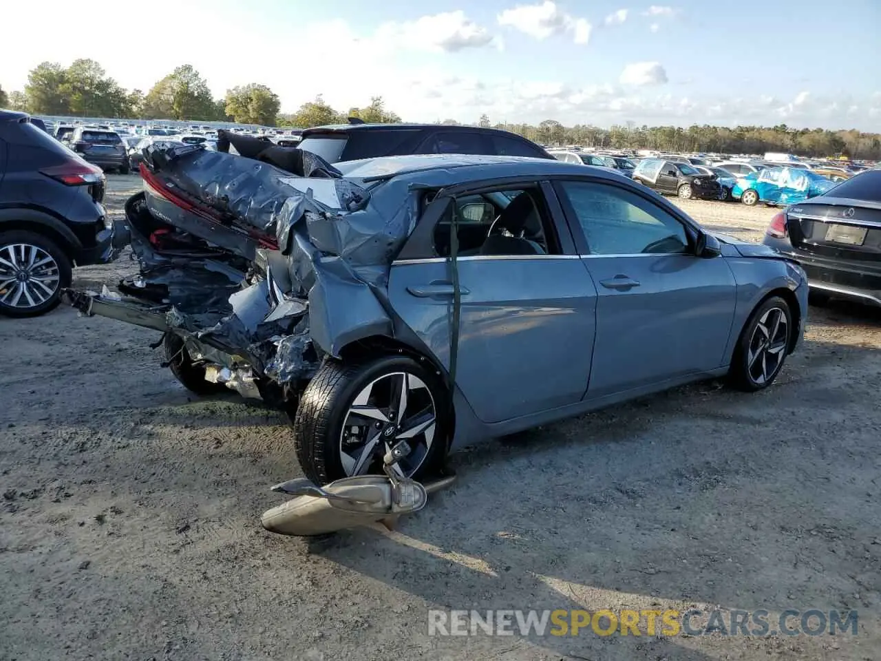 3 Photograph of a damaged car KMHLN4AJ1PU046853 HYUNDAI ELANTRA 2023