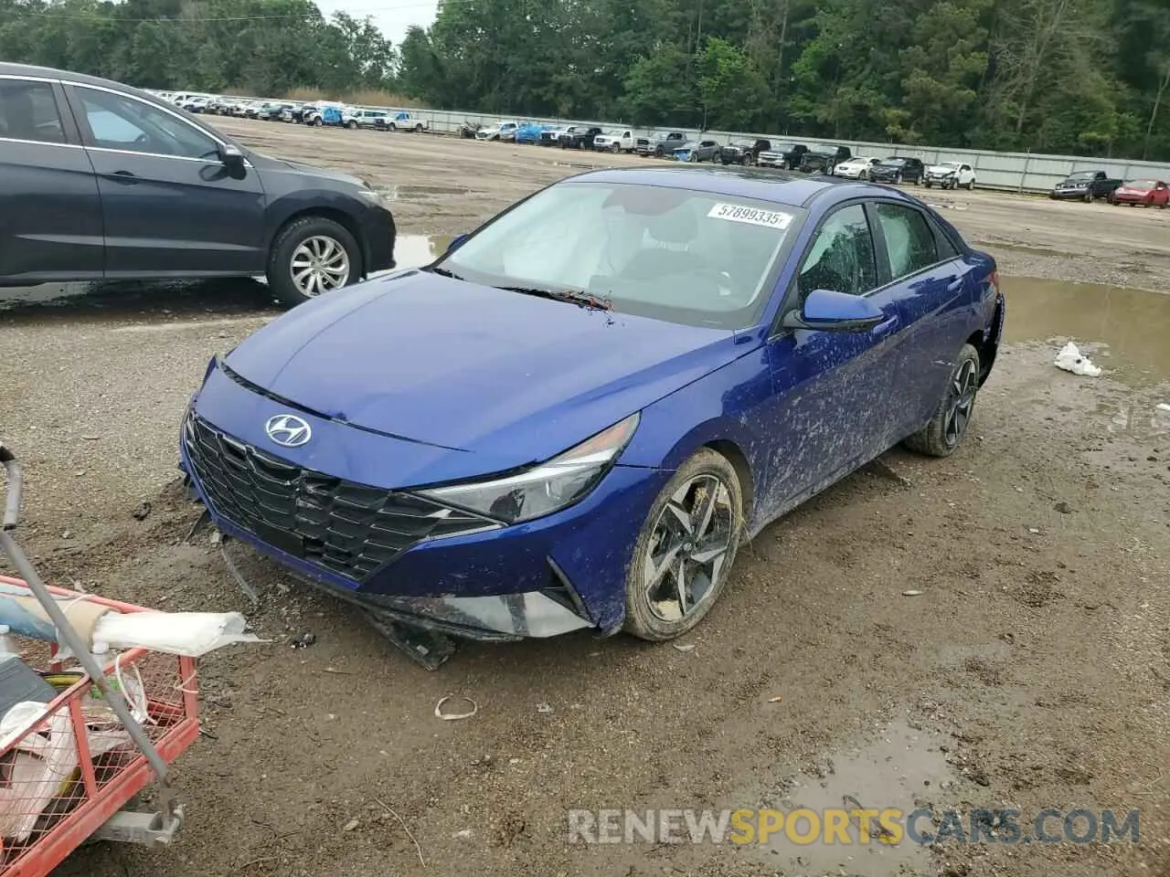 1 Photograph of a damaged car KMHLN4AJ5PU043115 HYUNDAI ELANTRA 2023