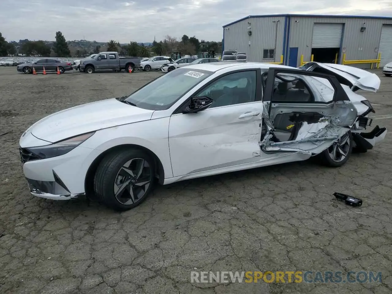 1 Photograph of a damaged car KMHLN4AJ5PU049187 HYUNDAI ELANTRA 2023