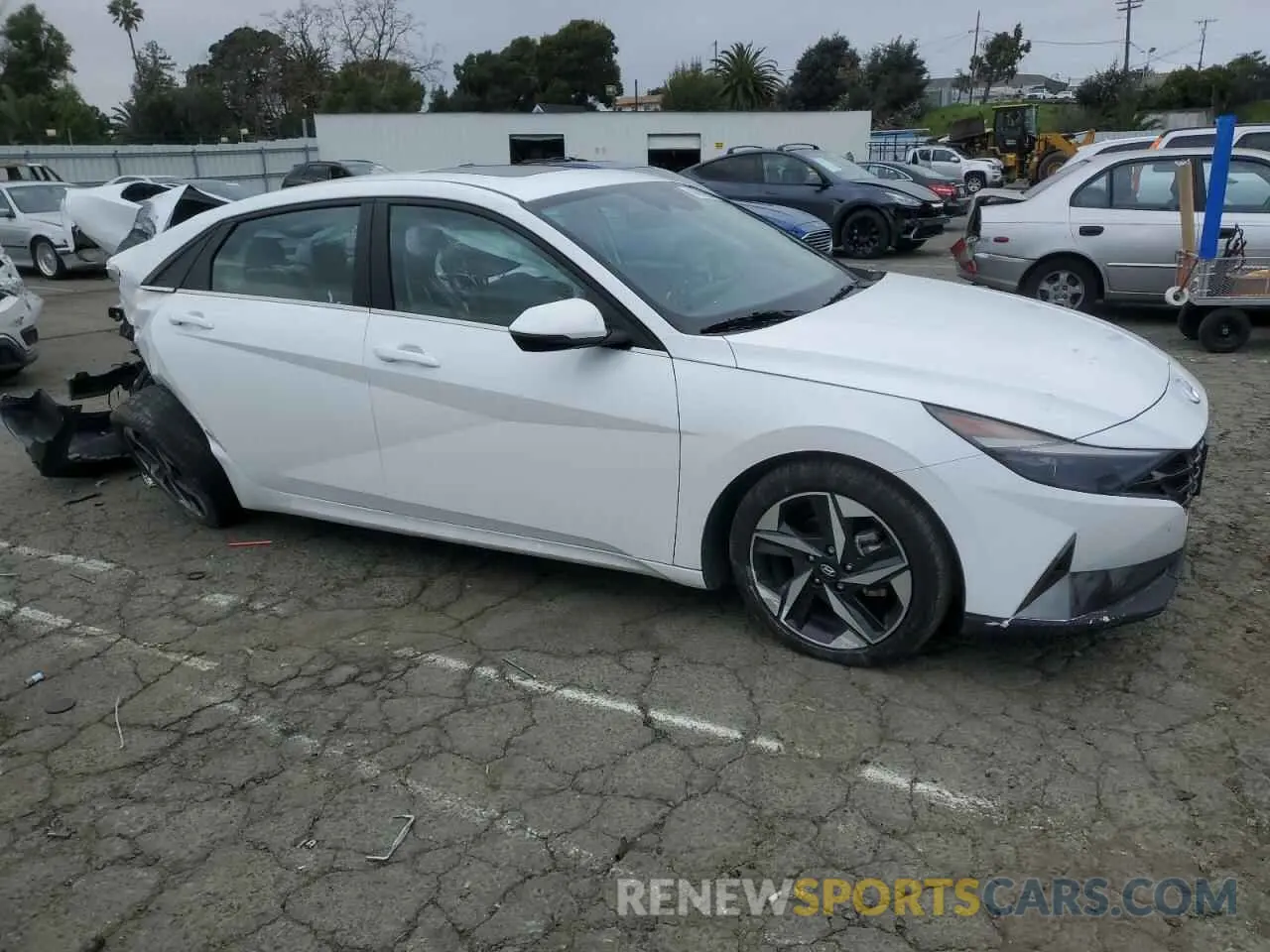 4 Photograph of a damaged car KMHLN4AJ5PU049187 HYUNDAI ELANTRA 2023