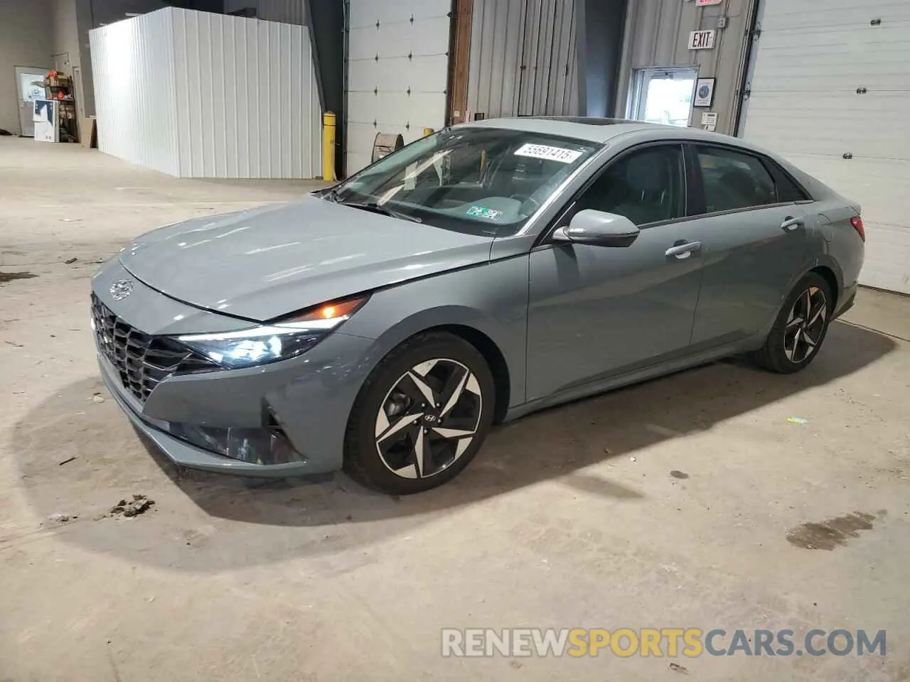 1 Photograph of a damaged car KMHLN4AJ6PU038926 HYUNDAI ELANTRA 2023