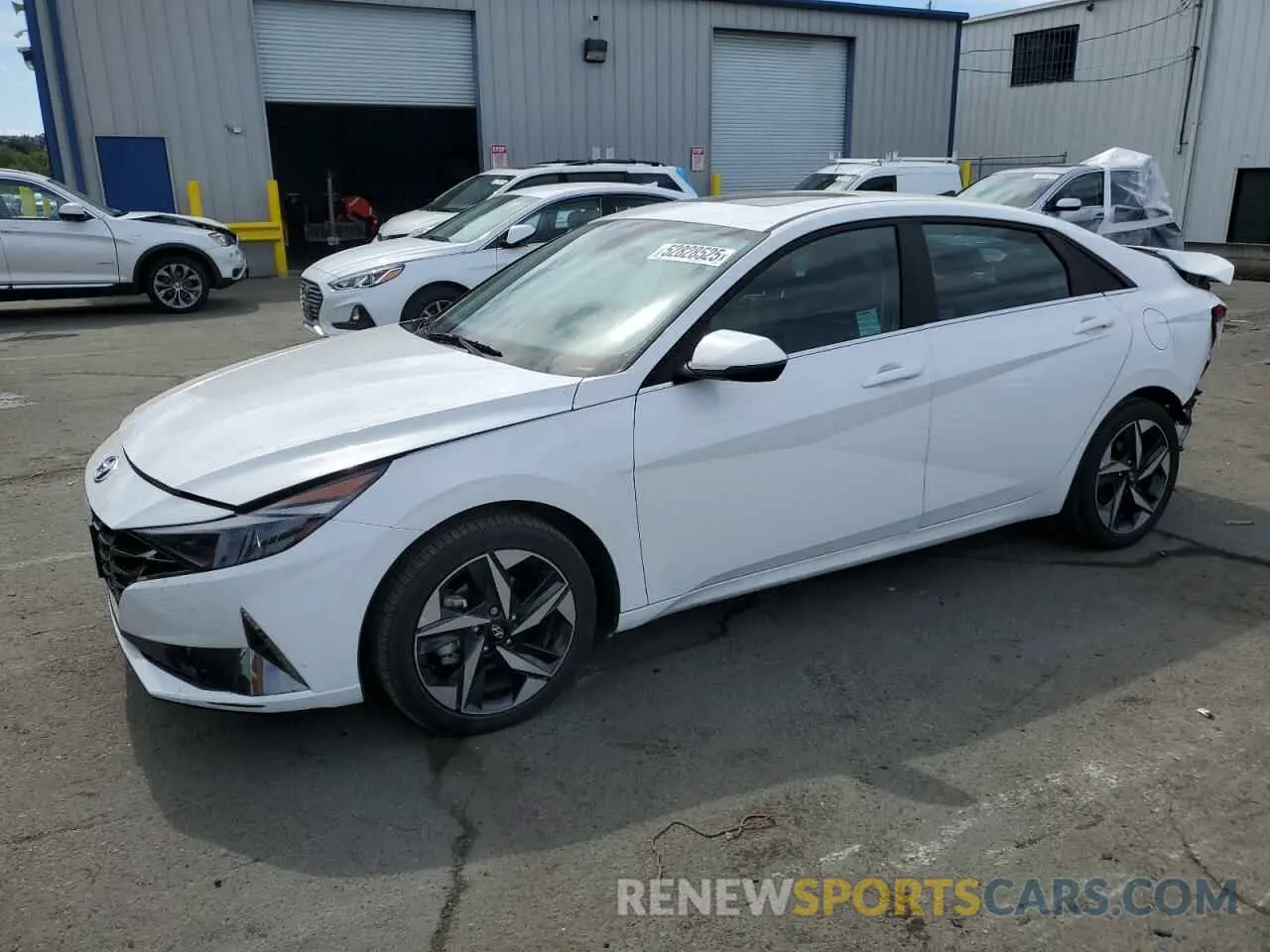 1 Photograph of a damaged car KMHLN4AJ6PU083039 HYUNDAI ELANTRA 2023