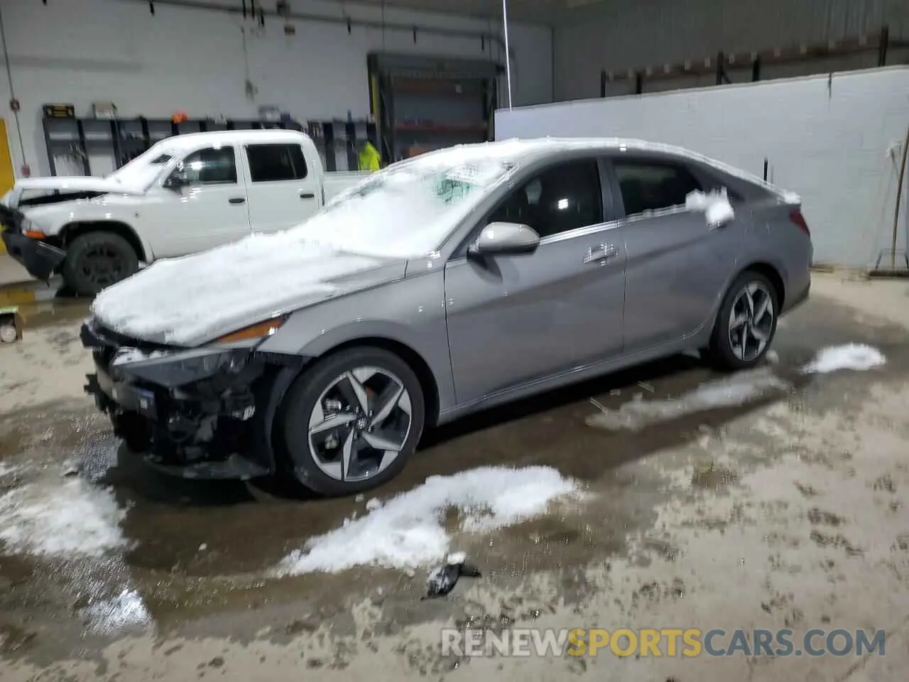 1 Photograph of a damaged car KMHLN4AJ6PU090234 HYUNDAI ELANTRA 2023