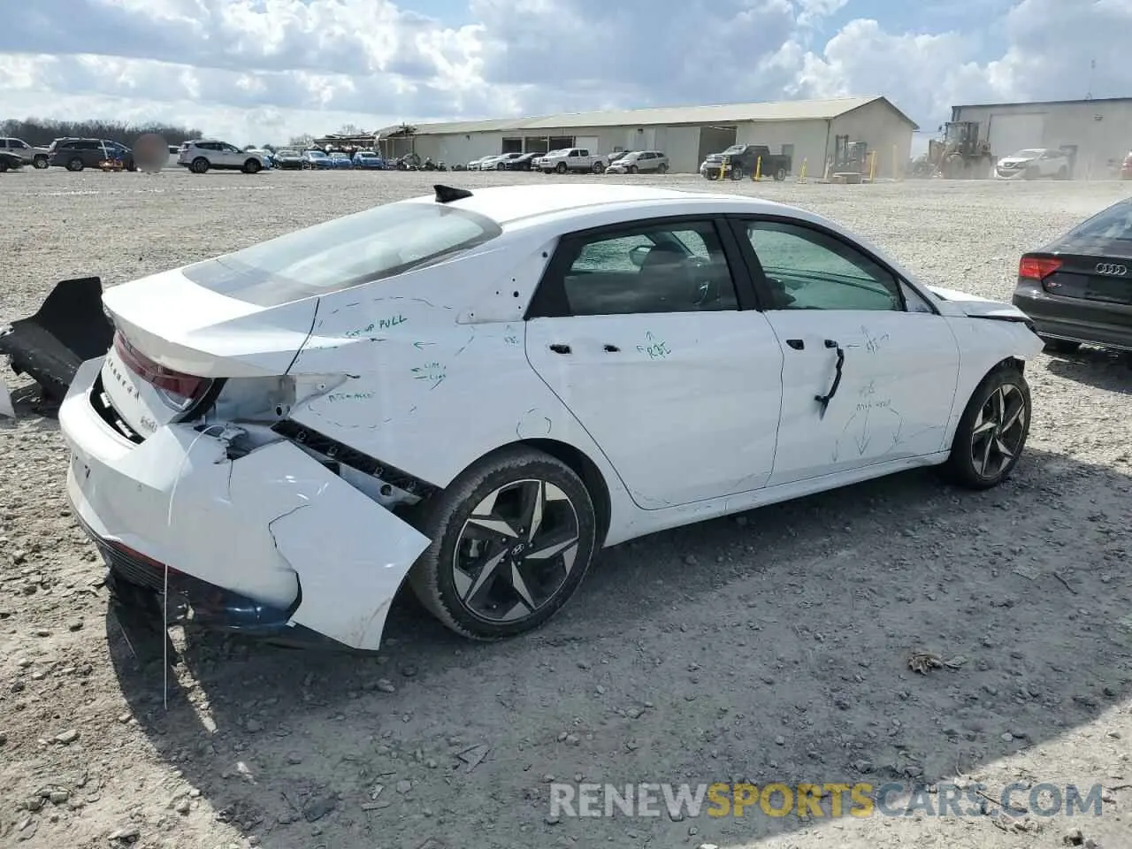 3 Photograph of a damaged car KMHLN4AJ7PU070381 HYUNDAI ELANTRA 2023