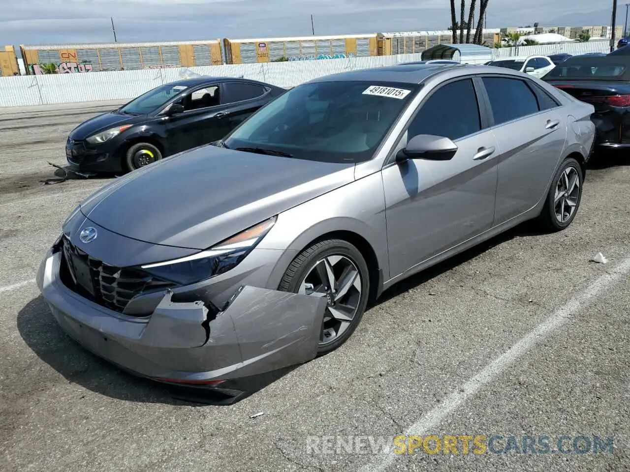 1 Photograph of a damaged car KMHLN4AJ7PU080859 HYUNDAI ELANTRA 2023