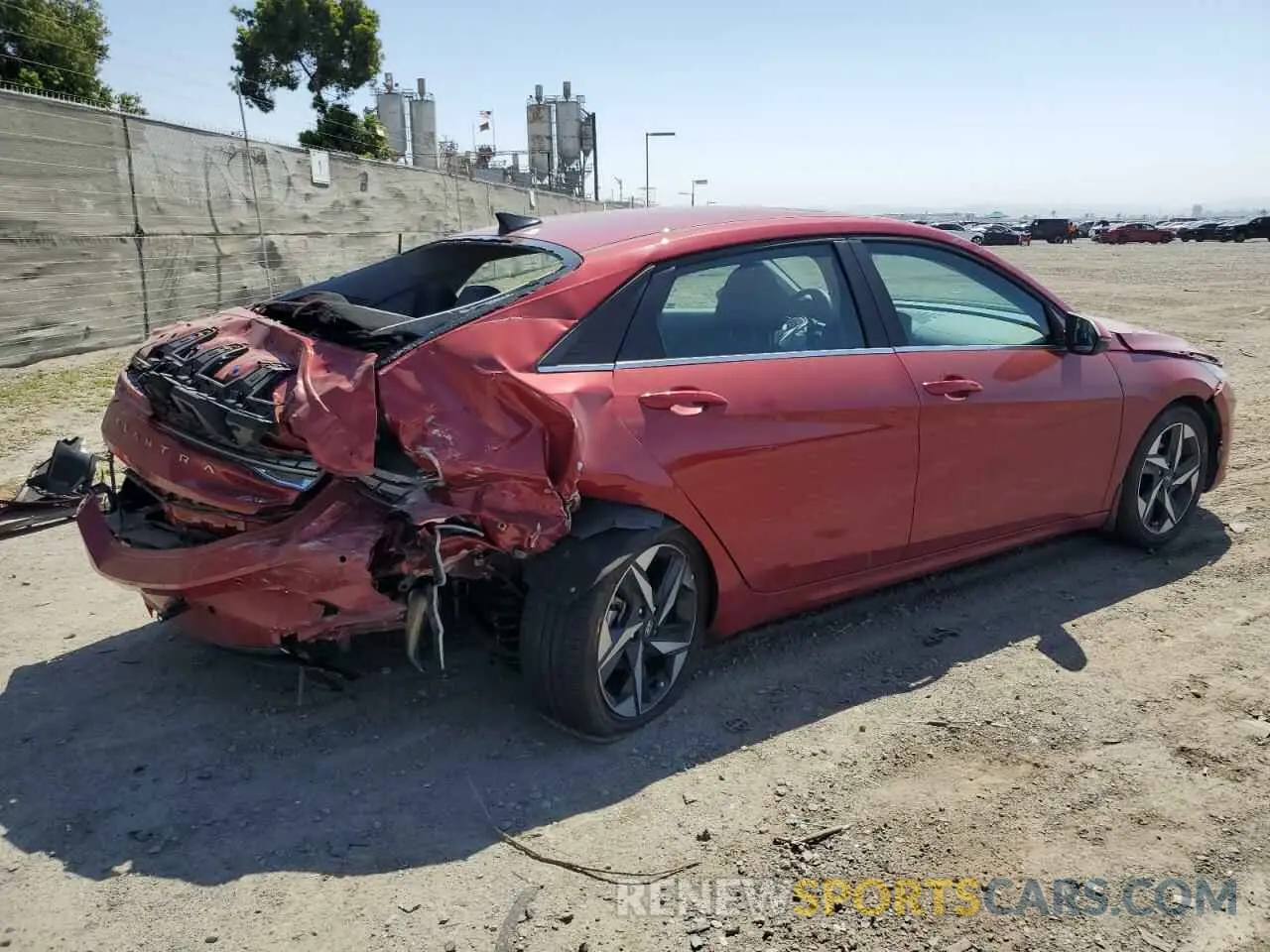 3 Photograph of a damaged car KMHLN4AJ8PU056912 HYUNDAI ELANTRA 2023